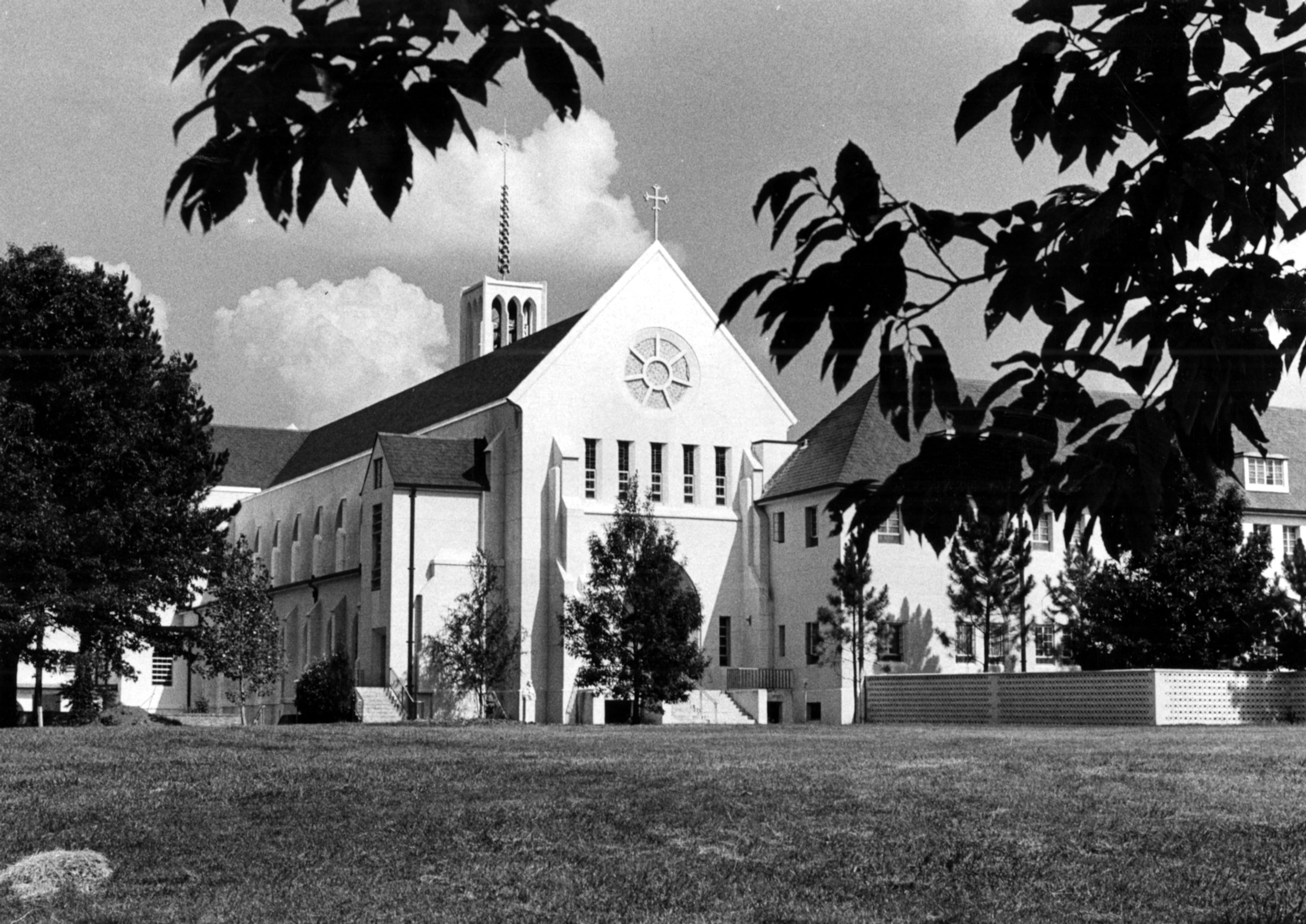 Monastery of the Holy Spirit, founded in 1944, is nestled among the trees in Conyers. Monks from Kentucky founded the monastery six miles outside of Conyers. (Chuck Vollertson-Staff photo) 1970