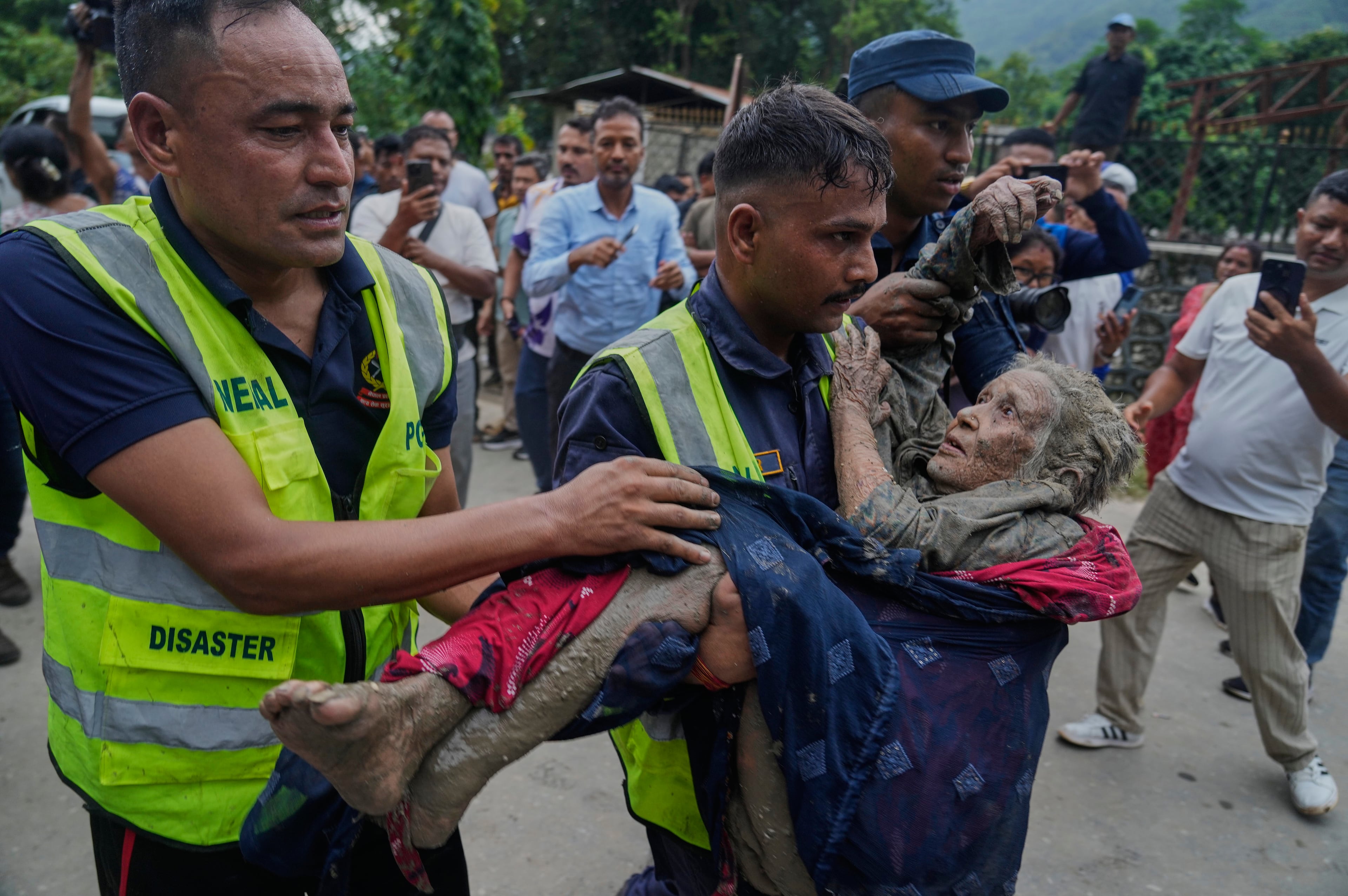 APTOPIX Nepal Flash Floods
