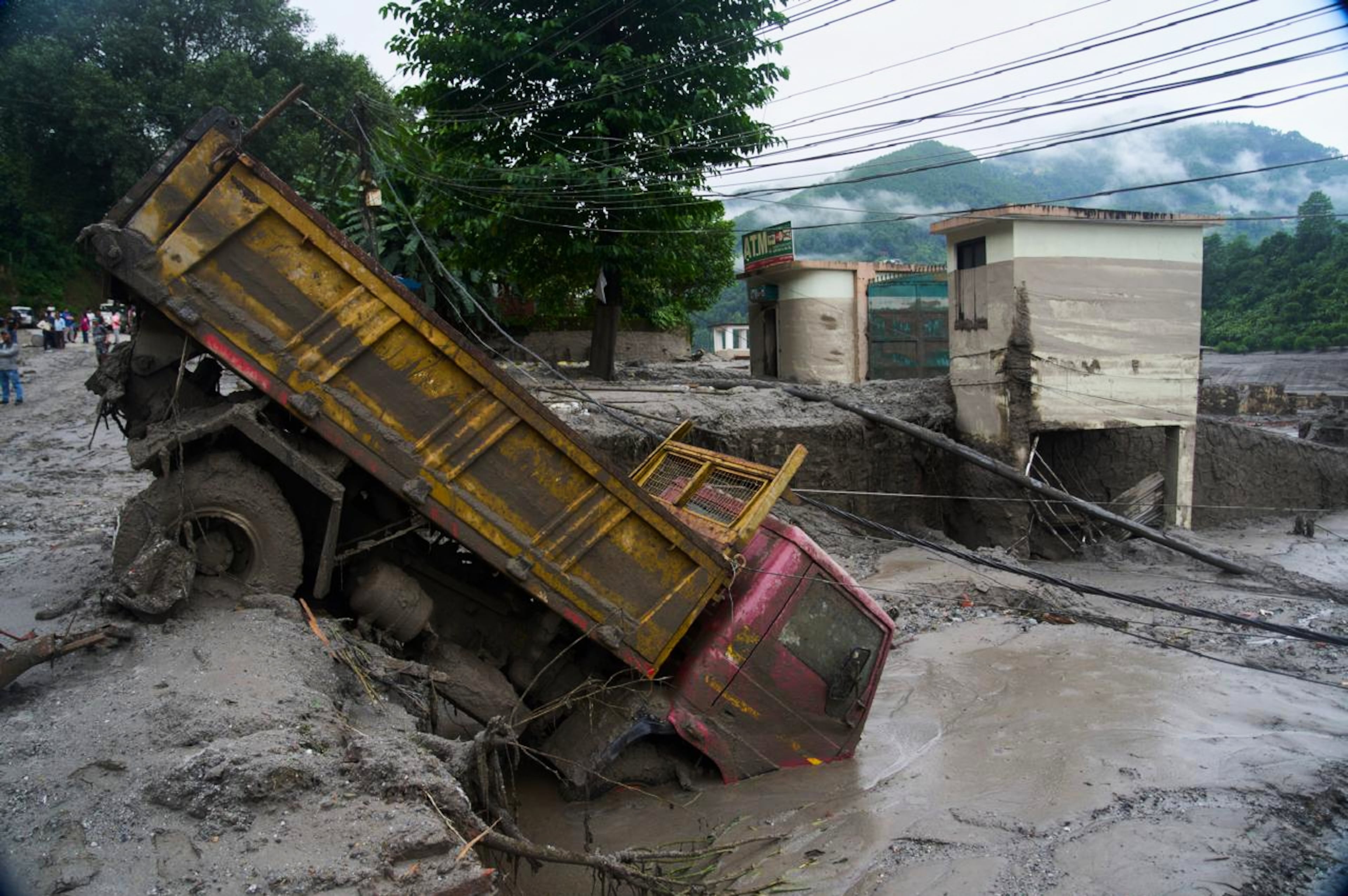 APTOPIX Nepal Flash floods