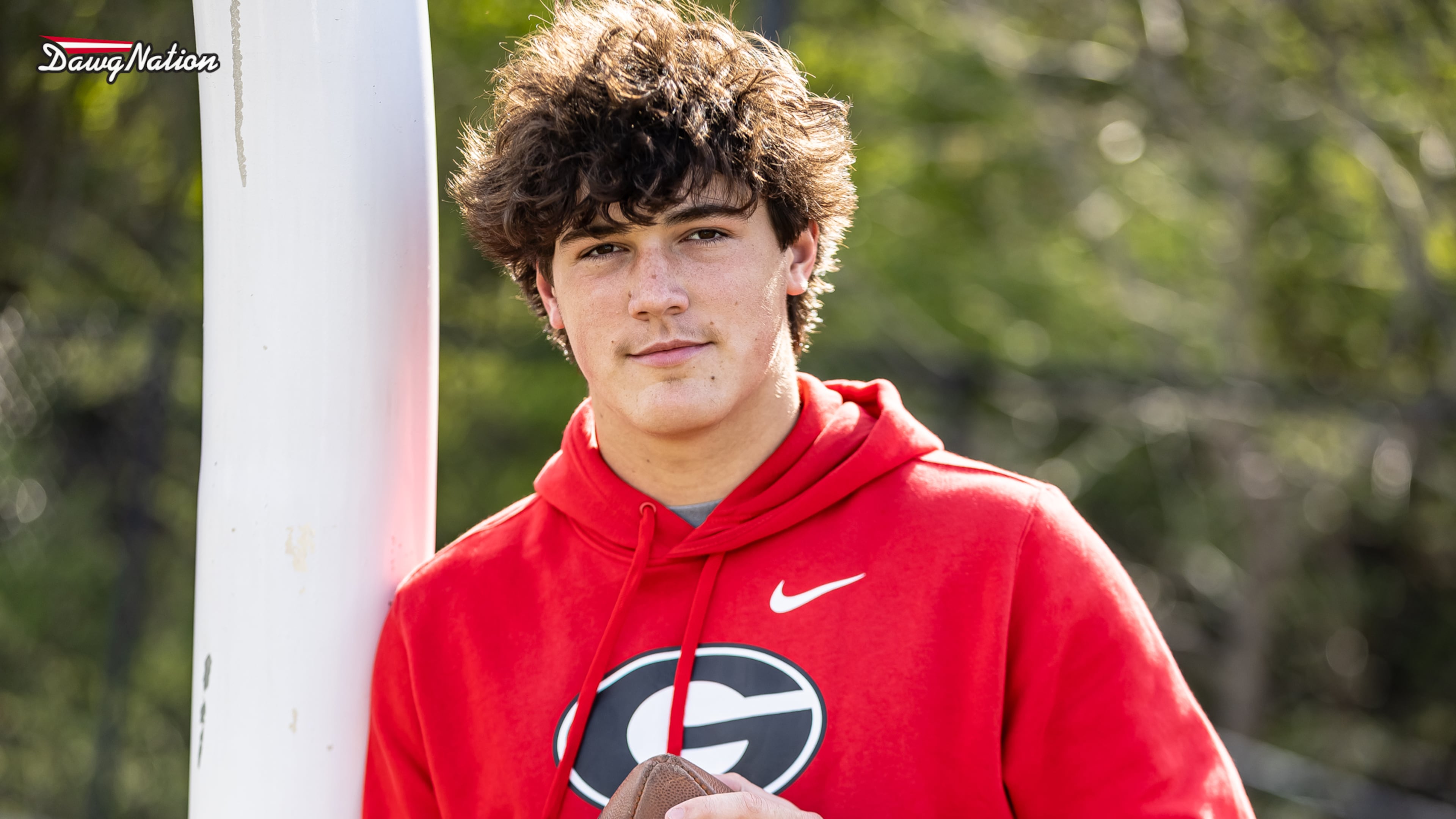 5-star Jared Curtis is the nation's No. 1 QB prospect for 2026 for both the247Sports Composite Ranking and the On3 Industry Ranking. He's set to decide between Georgia and Oregon on May 5. (Jeff Sentell/ DawgNation)