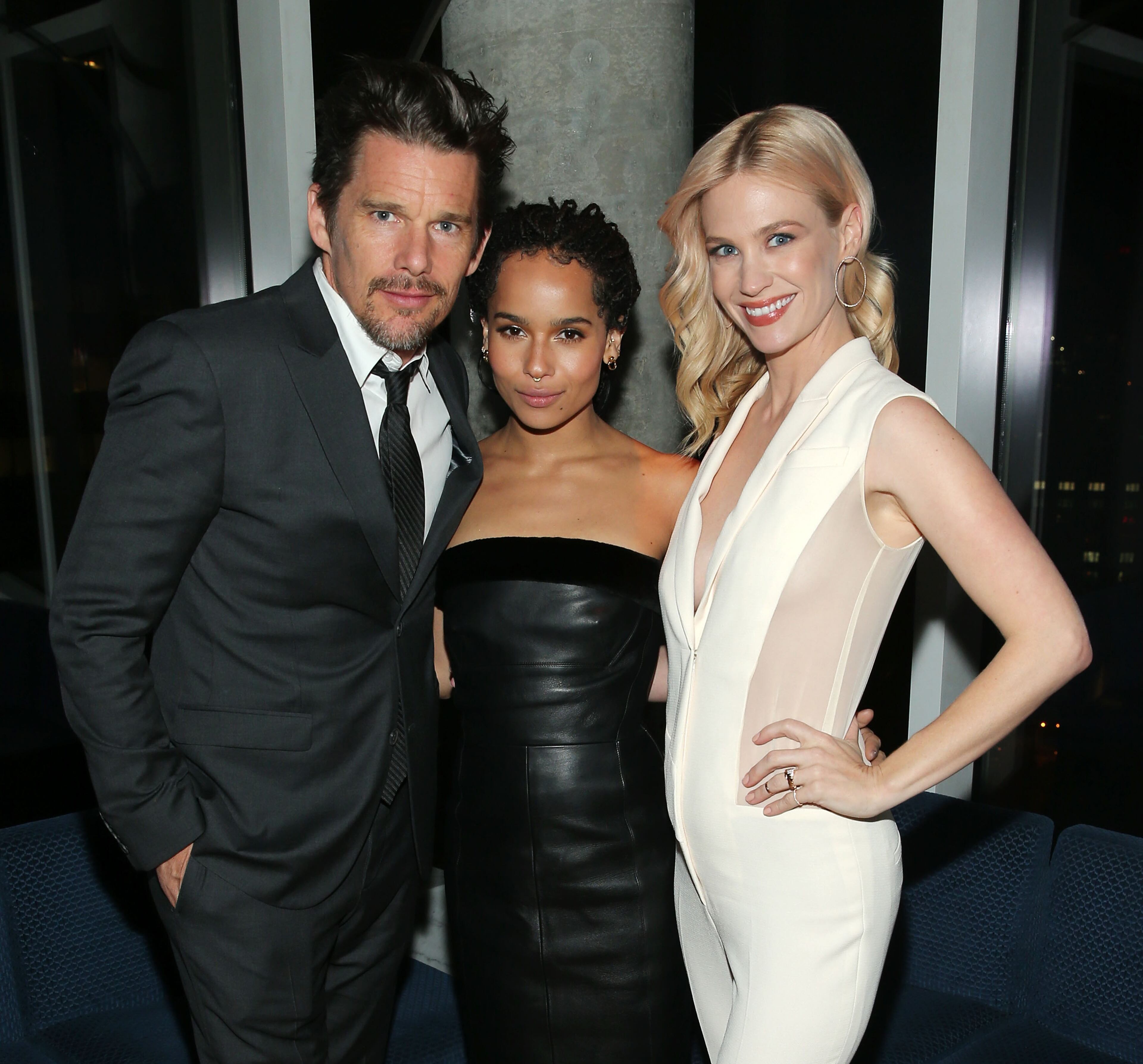 May 22: Ethan Hawke, Zoe Kravitz and January Jones star in "Good Kill," about a drone pilot. (Photo by Jemal Countess/Getty Images for 2015 Tribeca Film Festival)