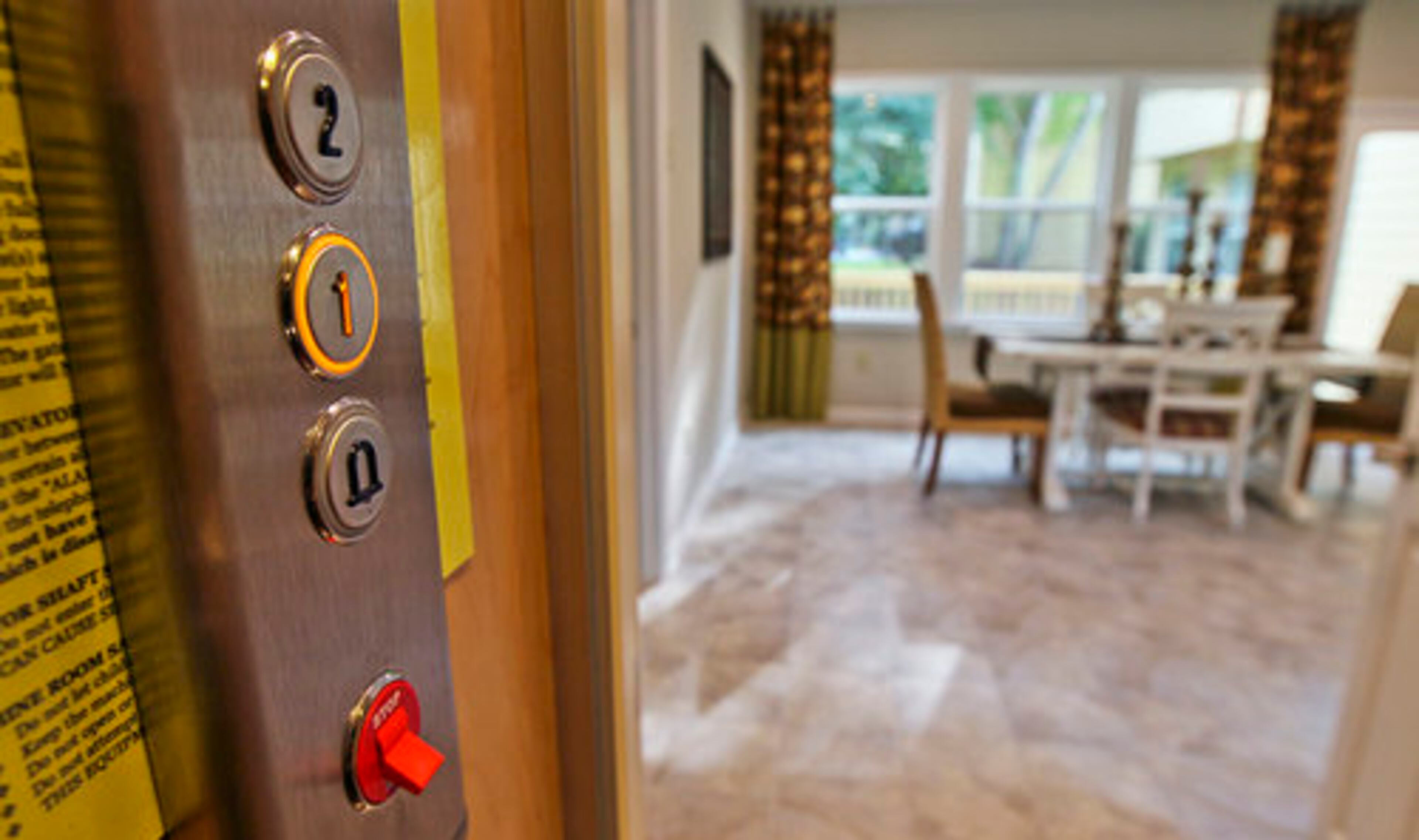 An elevator will allow Aimee Copeland to avoid having to use stairs.