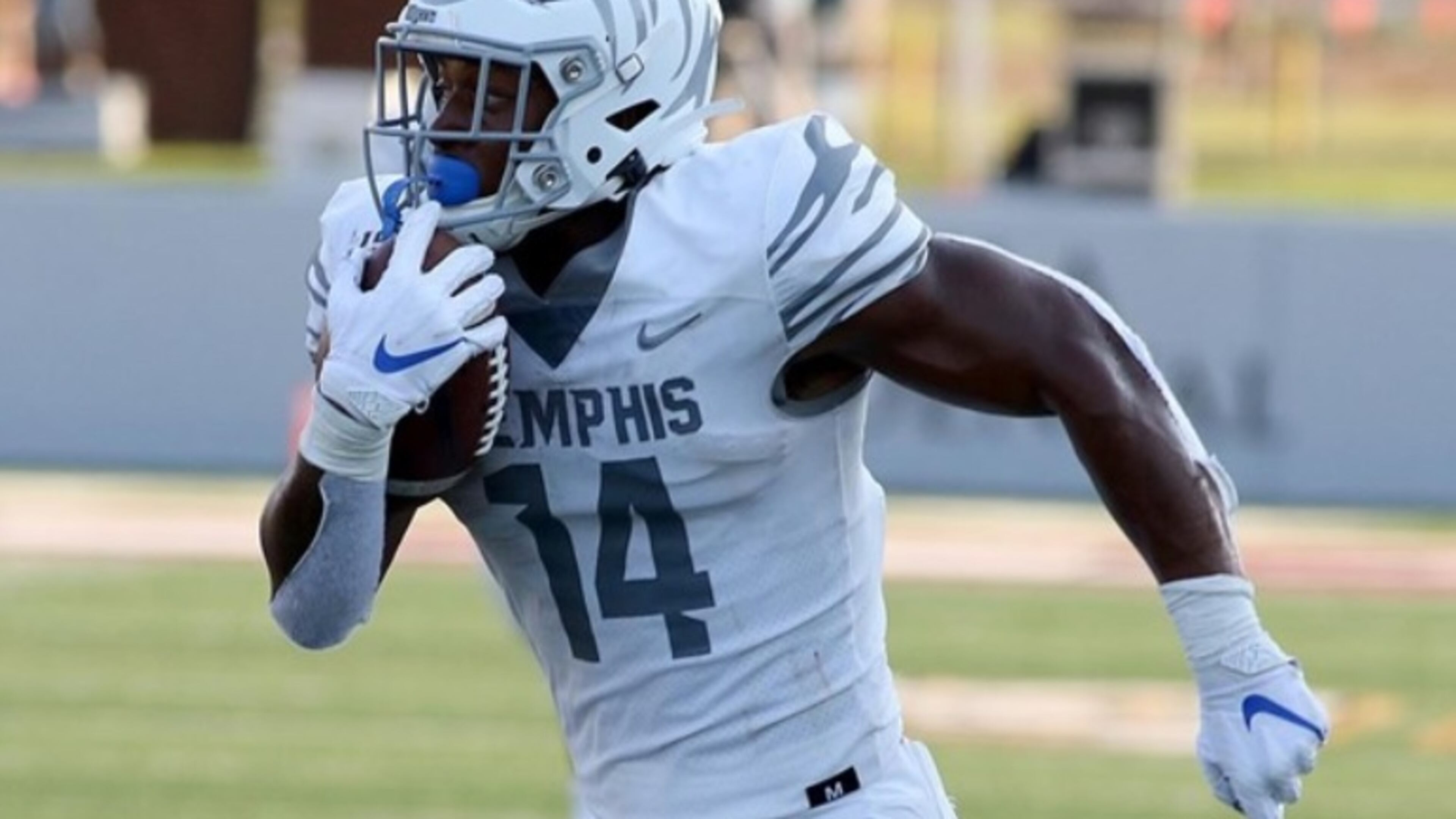Multi-purpose running back/wide receiver Antonio Gibson in action at Memphis. (University of Memphis)