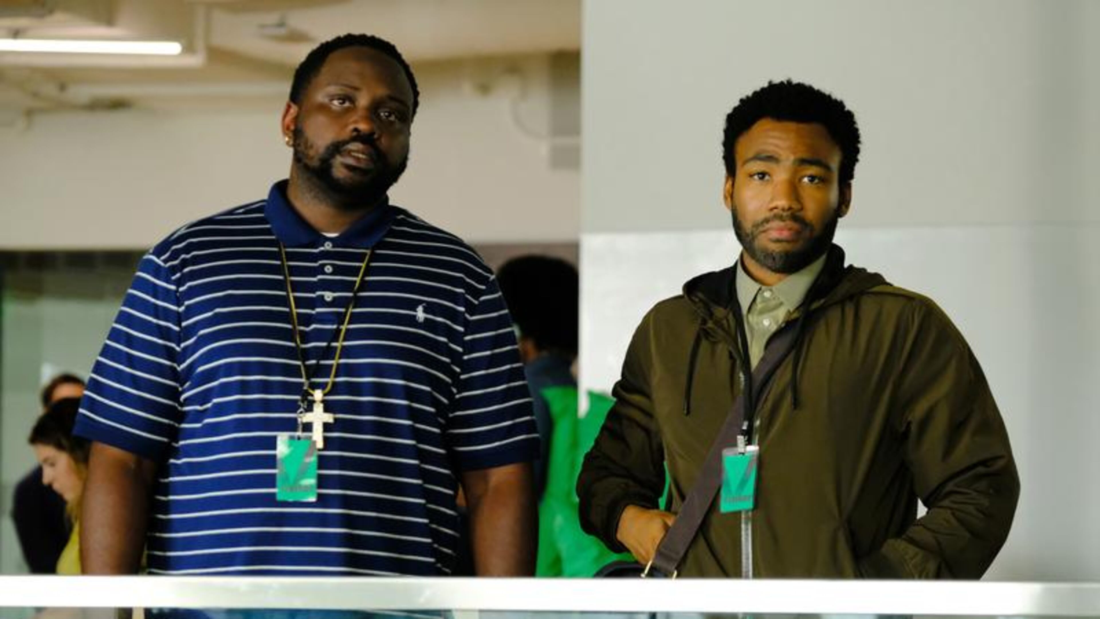 ATLANTA -- "Sportin’ Waves" -- Season Two, Episode 2 (Airs Wednesday, March 8, 10:00 p.m. e/p) Pictured (l-r): Brian Tyree Henry as Alfred Miles, Donald Glover as Earnest Marks. CR: Guy D'Alema/FX
