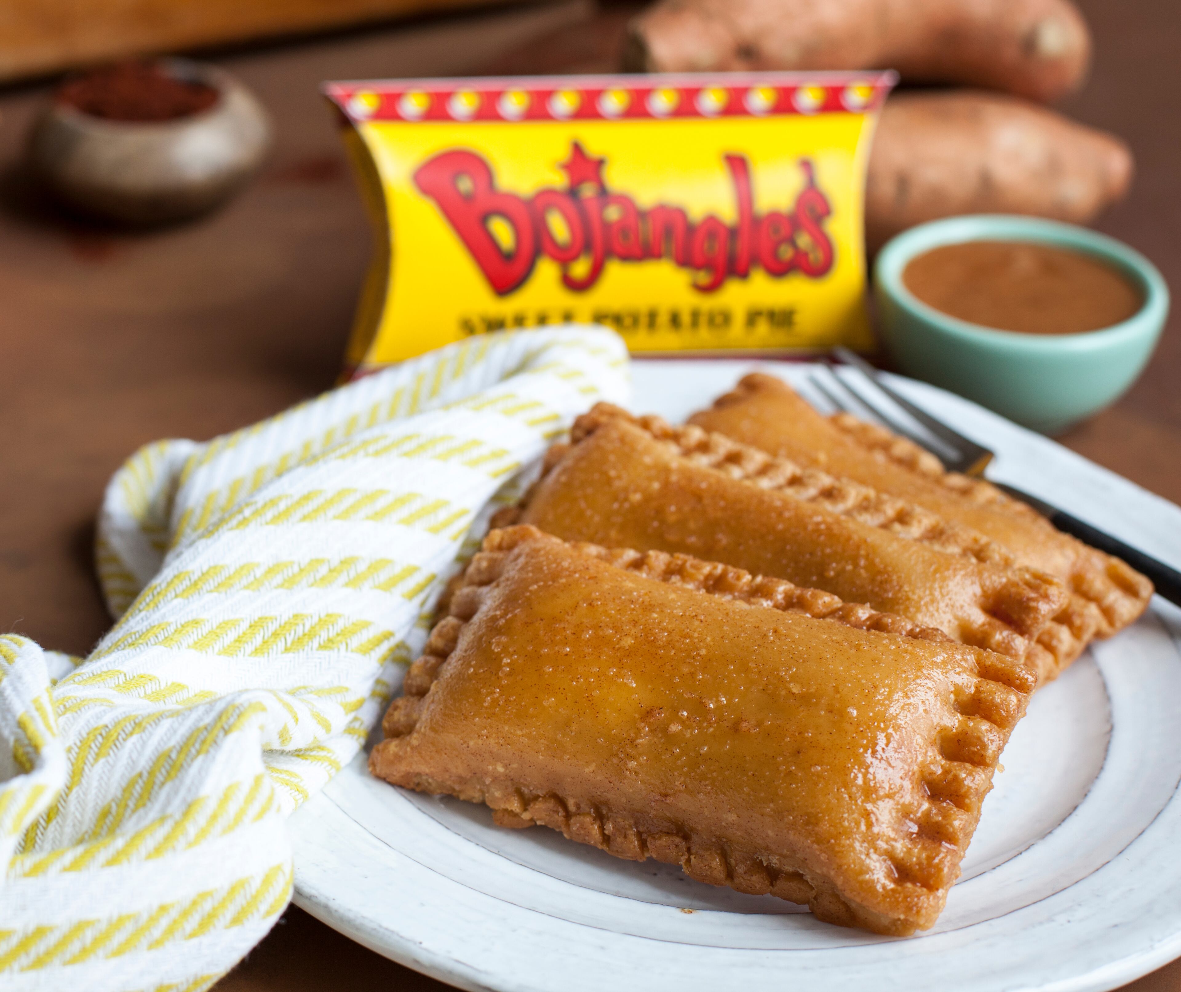 Get three sweet potato pies at Bojangles' for $3.14 in honor of National Pi Day today. HANDOUT.