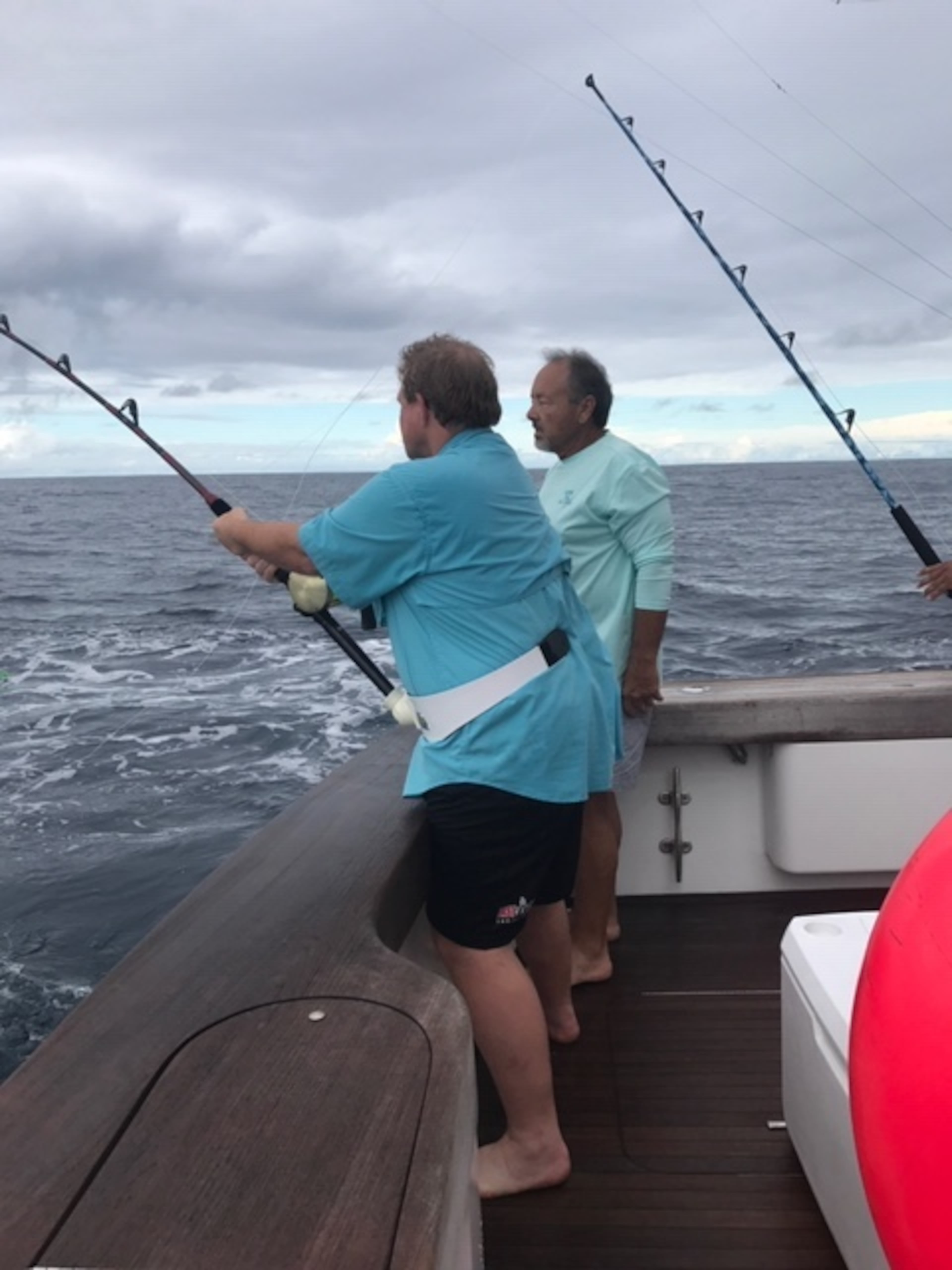 Former Falcons coach Chris Scelfo spends a lot of time fishing off the Florida panhandle. (Photo of Courtesy of Chris Scelfo)