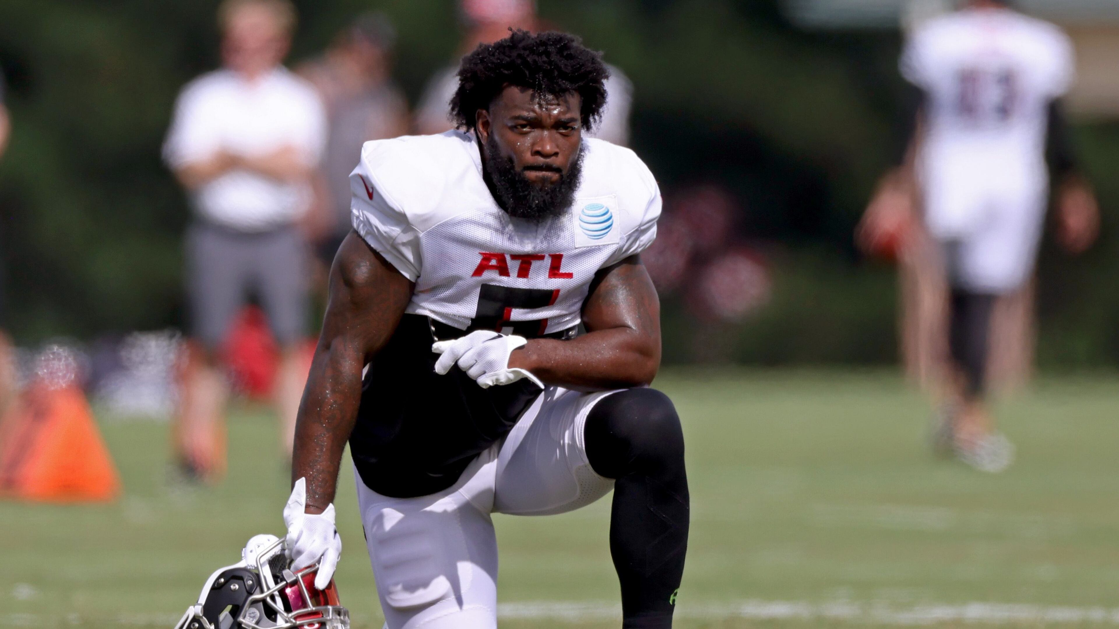 Falcons running back Damien Williams remains on injured reserve. (Jason Getz/The Atlanta Journal-Constitution/TNS)