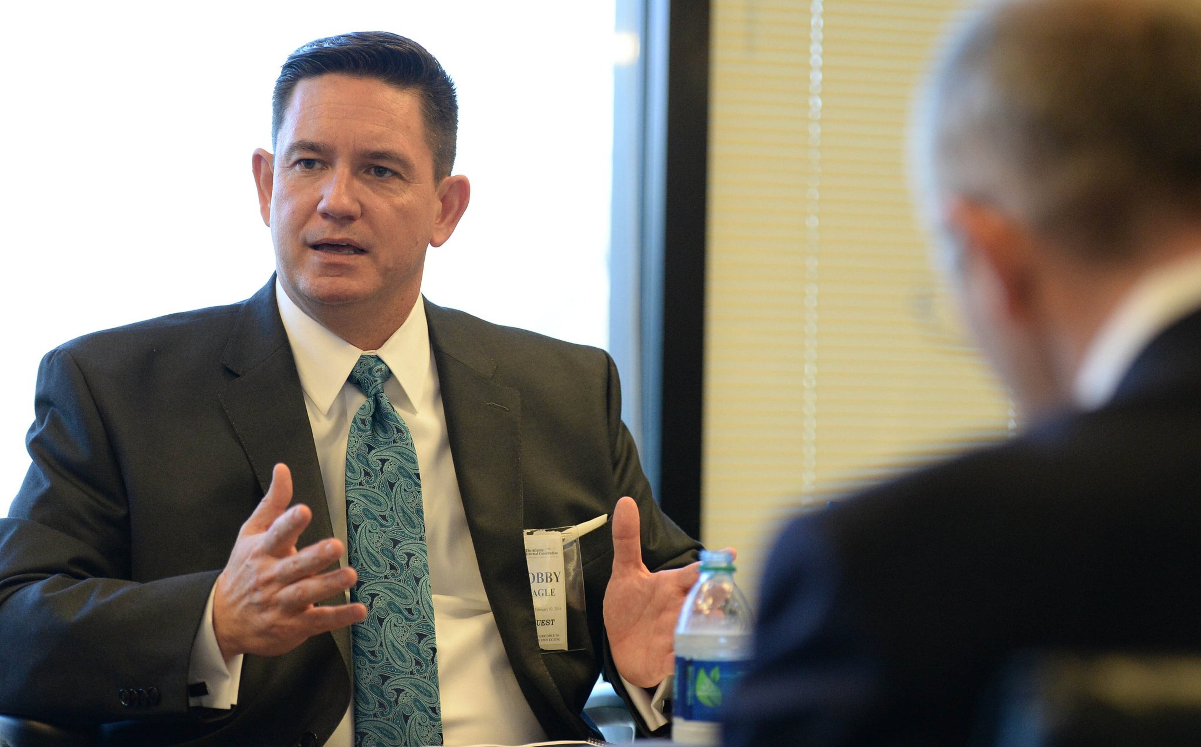 DFCS Director Bobby Cagle took the reins of the state Division of Family and Children Services in 2014. He says the state wants to help food stamp recipients find work. (photo: Kent D. Johnson/ kdjohnson@ajc.com)