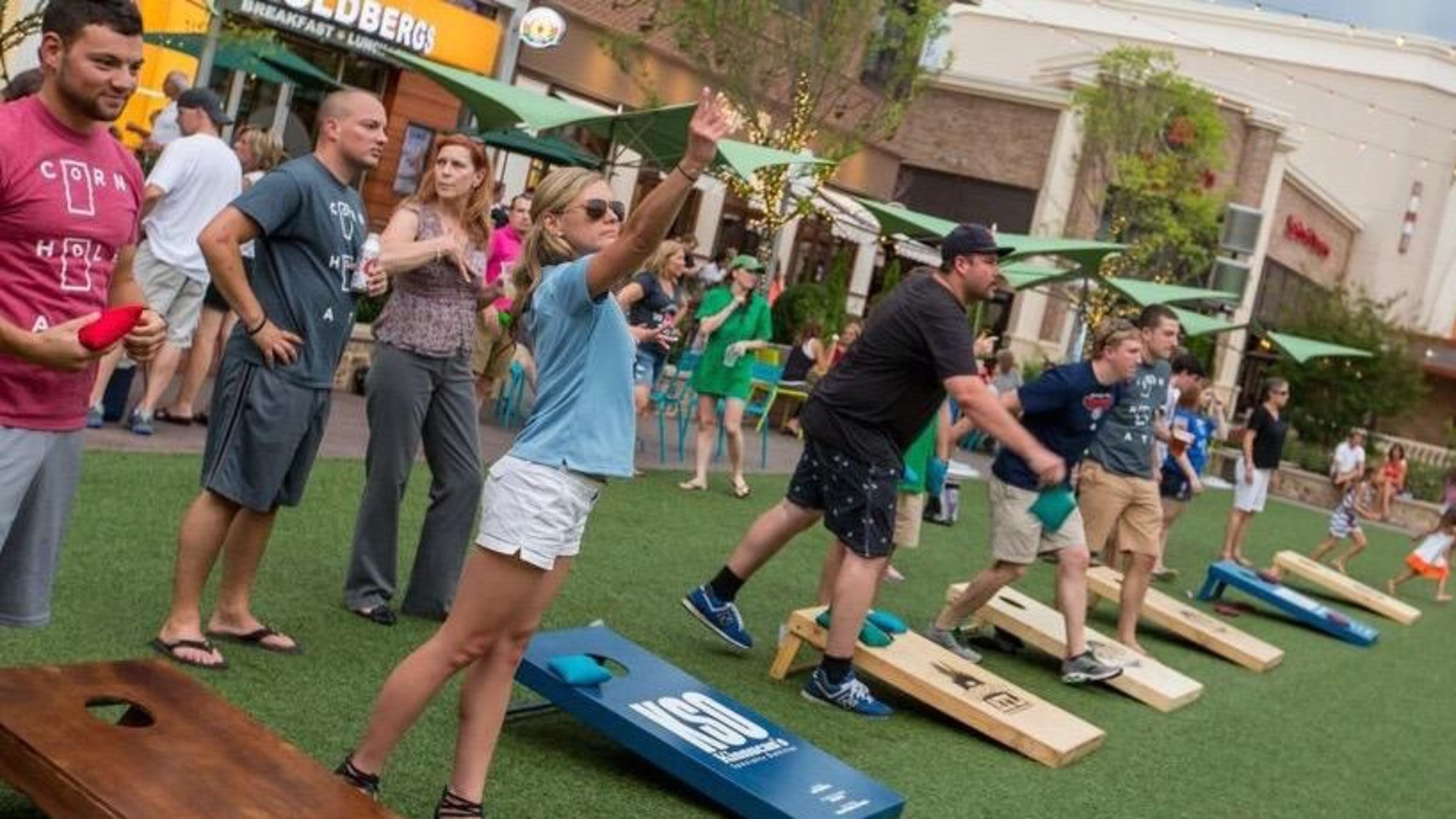 The Mall of Georgia’s spring cornhole league begins on March 21.