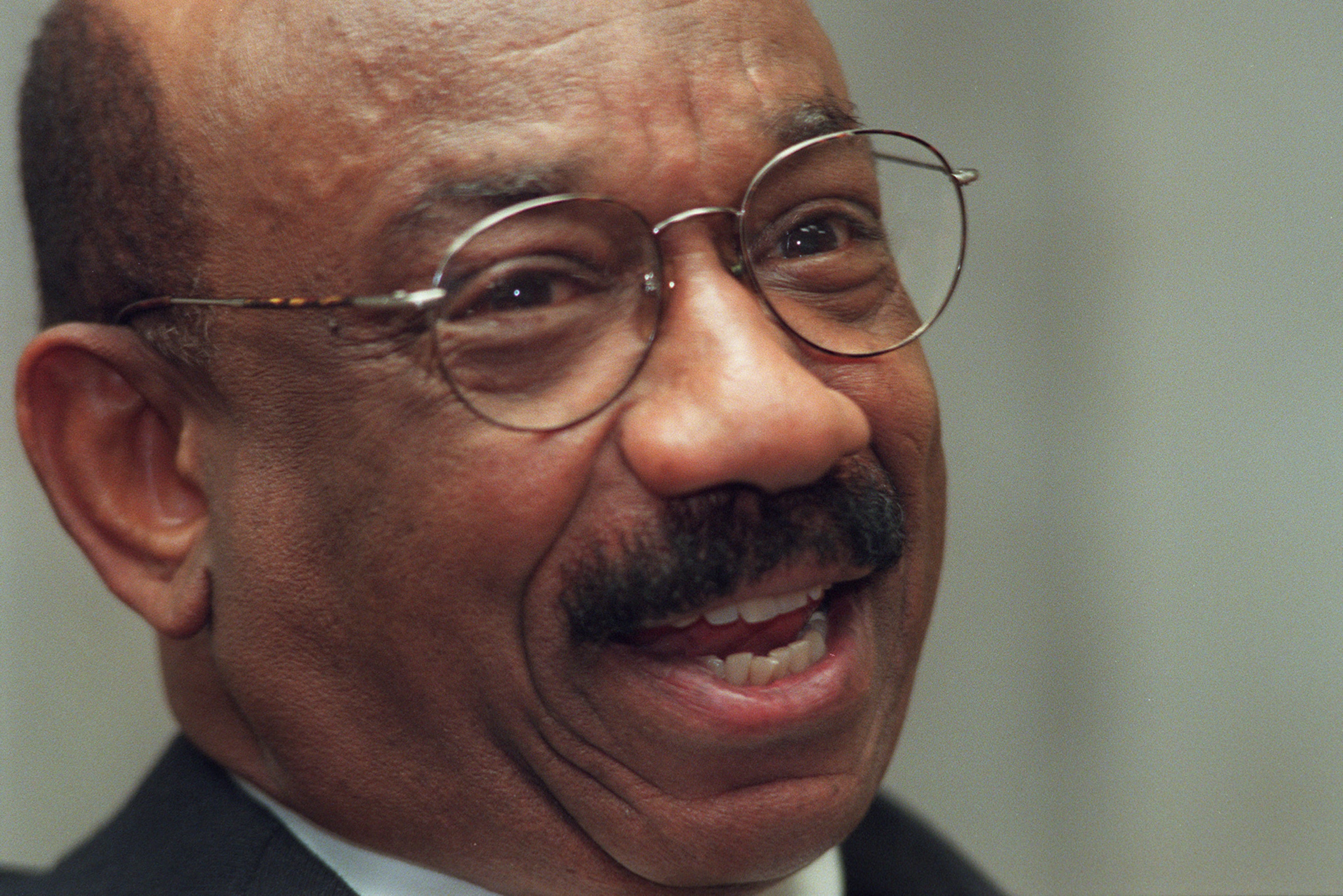 Herman J. Russell (shown in 1999) donated millions of dollars to local colleges.