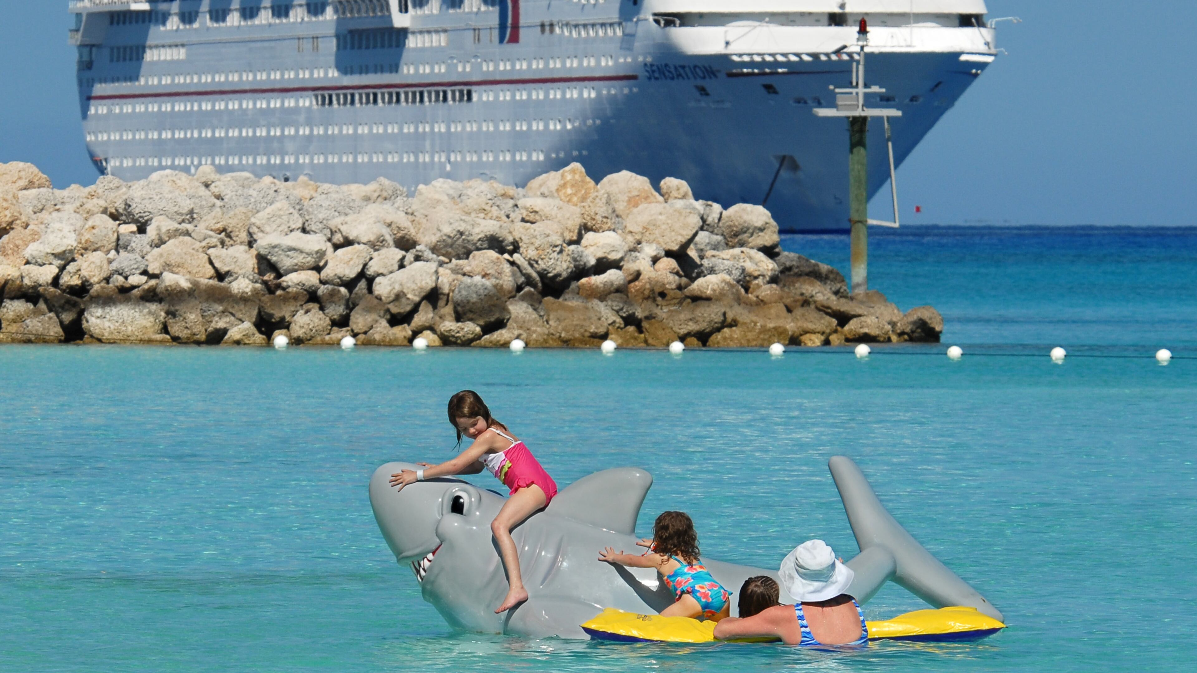 File image of the cruise ship Carnival Fascination, which is similar in appearance to the Carnvial Magic.