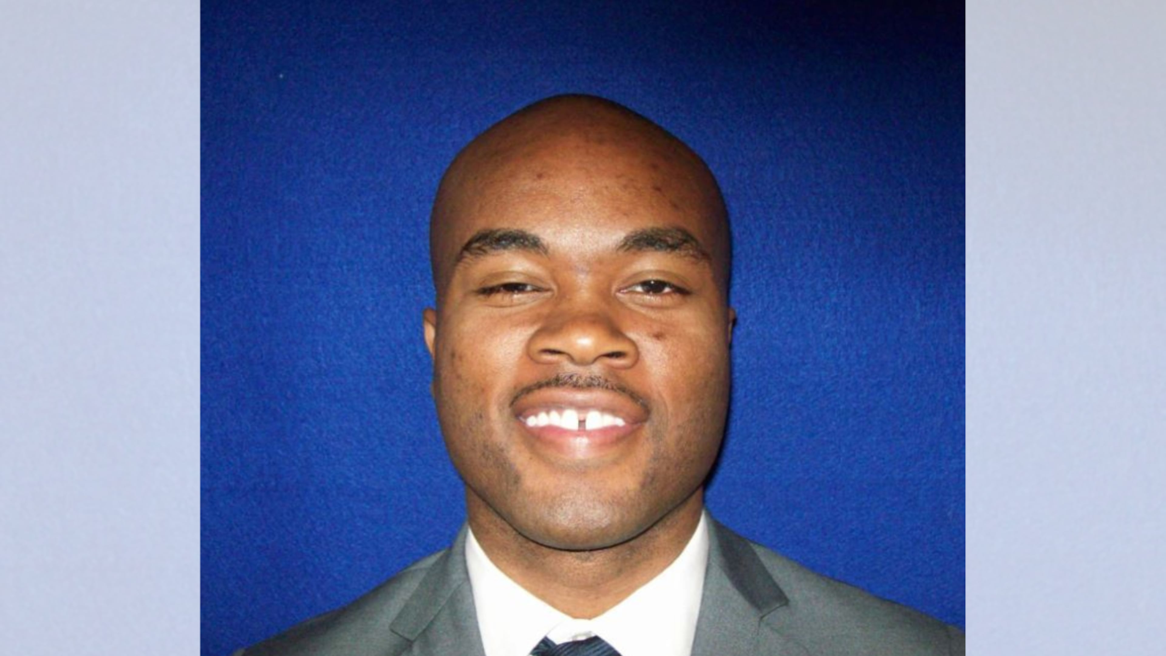 Derrick Harris Jr. has since been terminated from the DeKalb County Police Department following charges of involuntary manslaughter and reckless conduct being filed against him, officials said. (Courtesy of the Georgia Peace Officer Standards and Training Council)