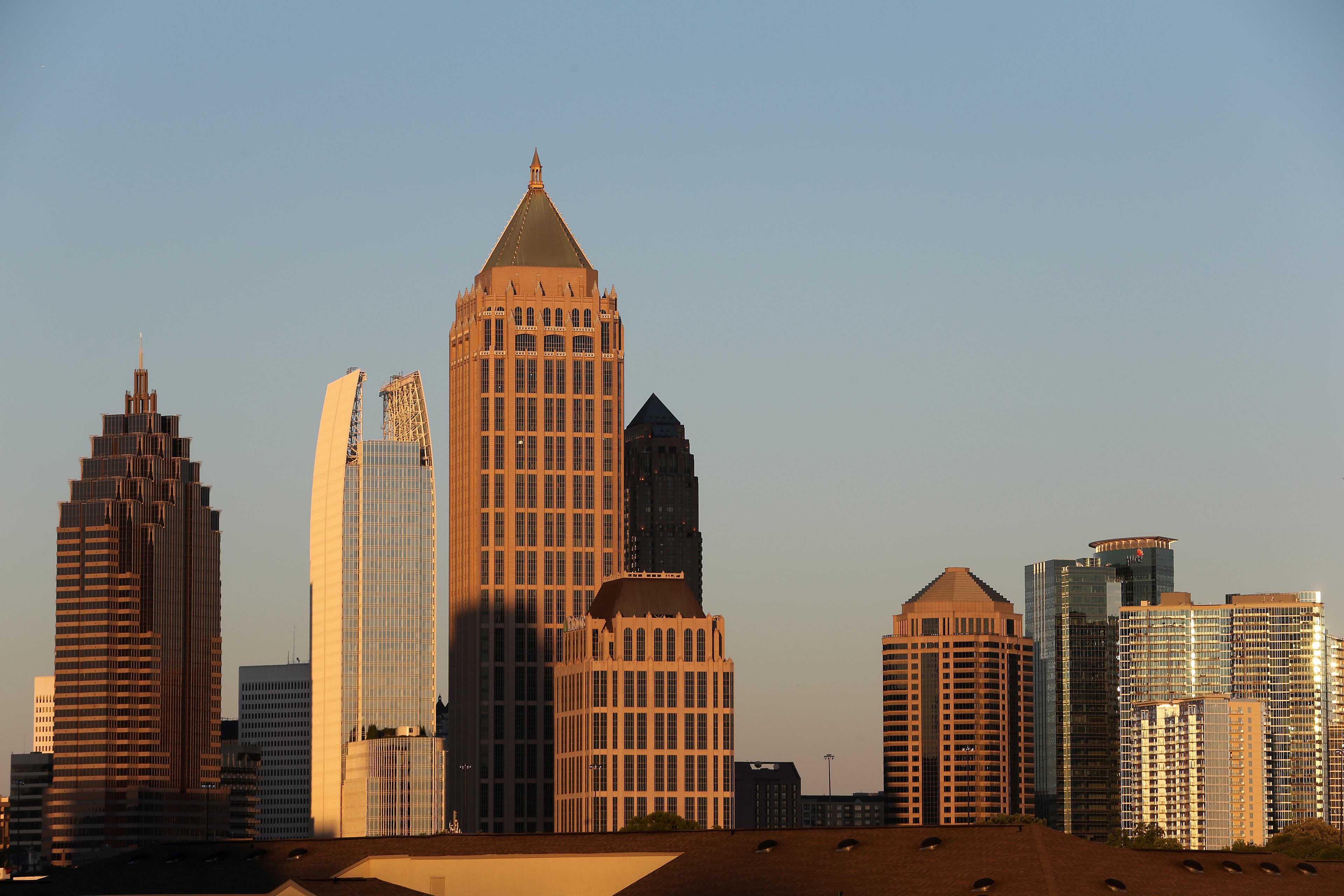 Midtown Atlanta skyline, April 24, 2013.