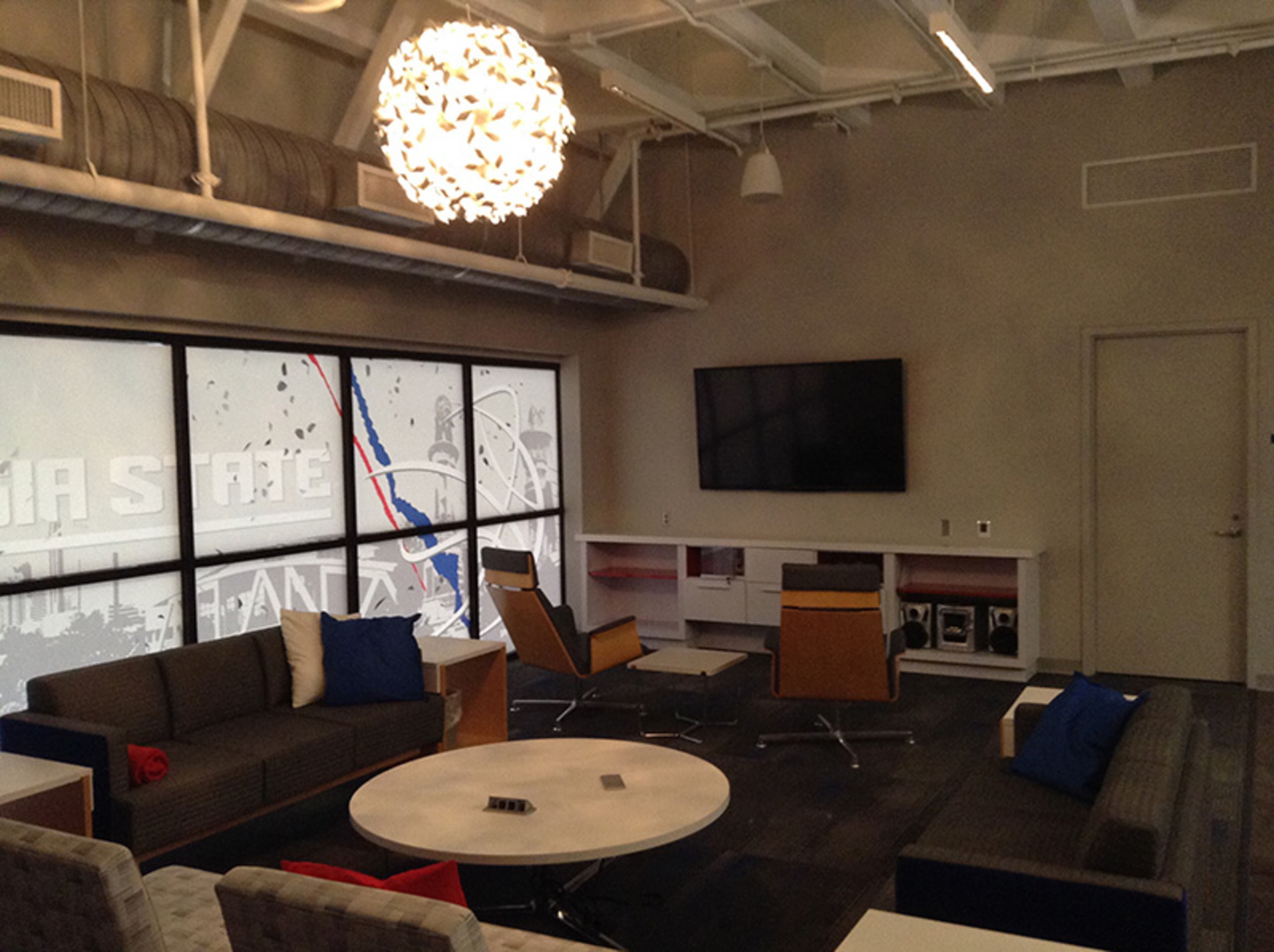 The facility includes a new players' lounge.