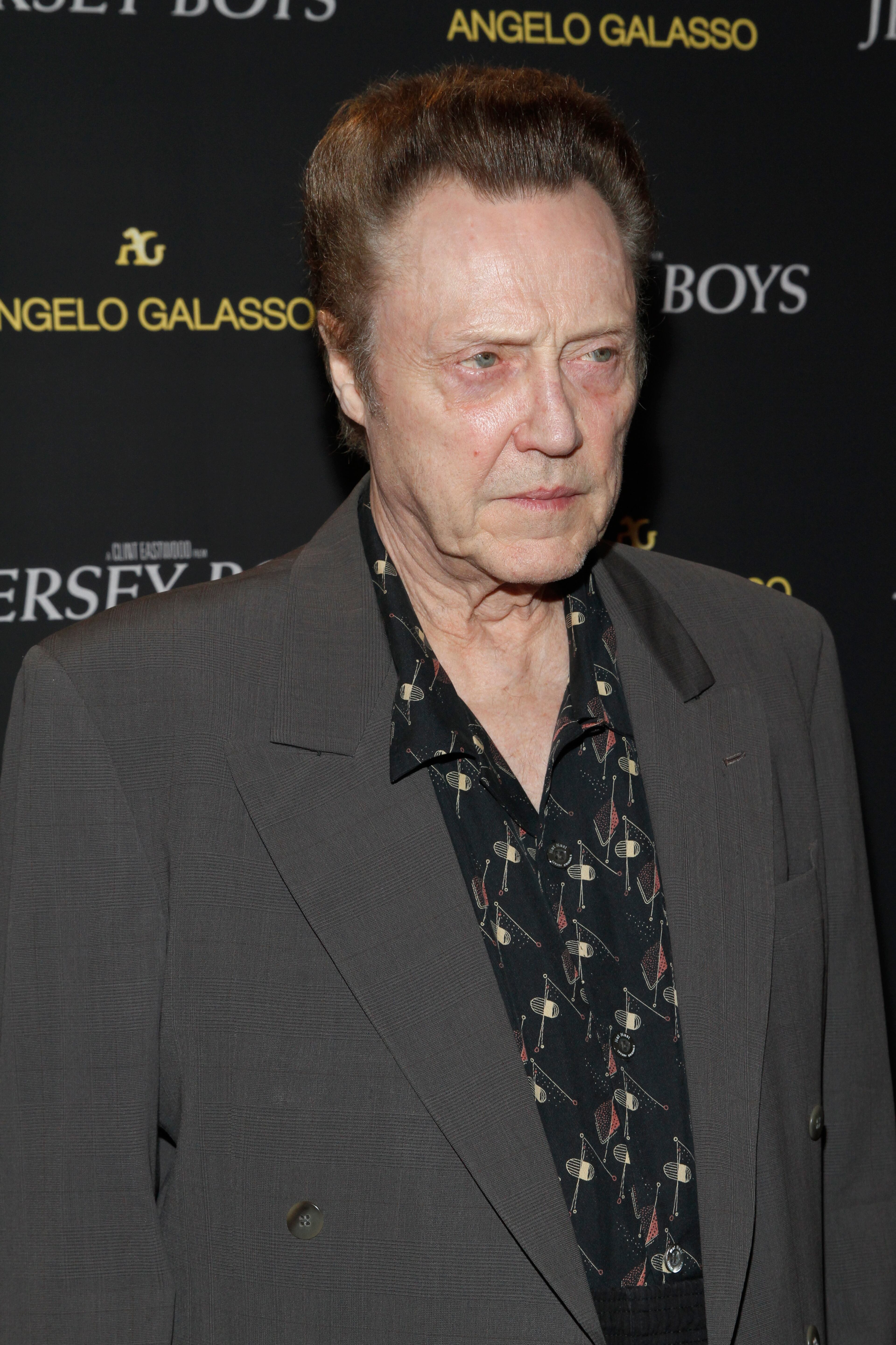 NEW YORK, NY - JUNE 09: Christopher Walken attends the "Jersey Boys" Special Screening dinner at Angelo Galasso House on June 9, 2014 in New York City. (Photo by Mireya Acierto/Getty Images)
