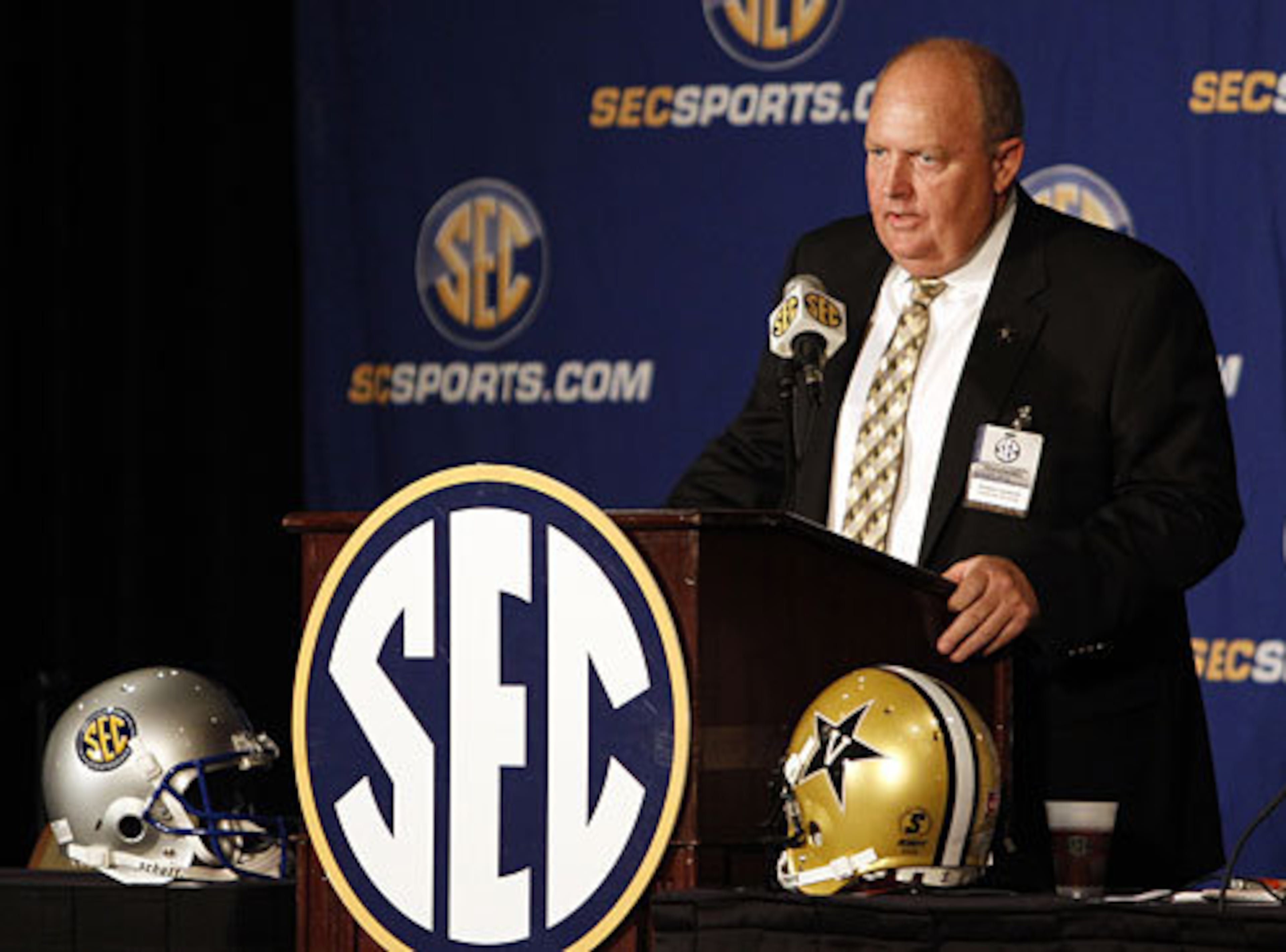 12. VANDERBILT: New coach Robbie Caldwell has a lot of one-liners. He'll need them.