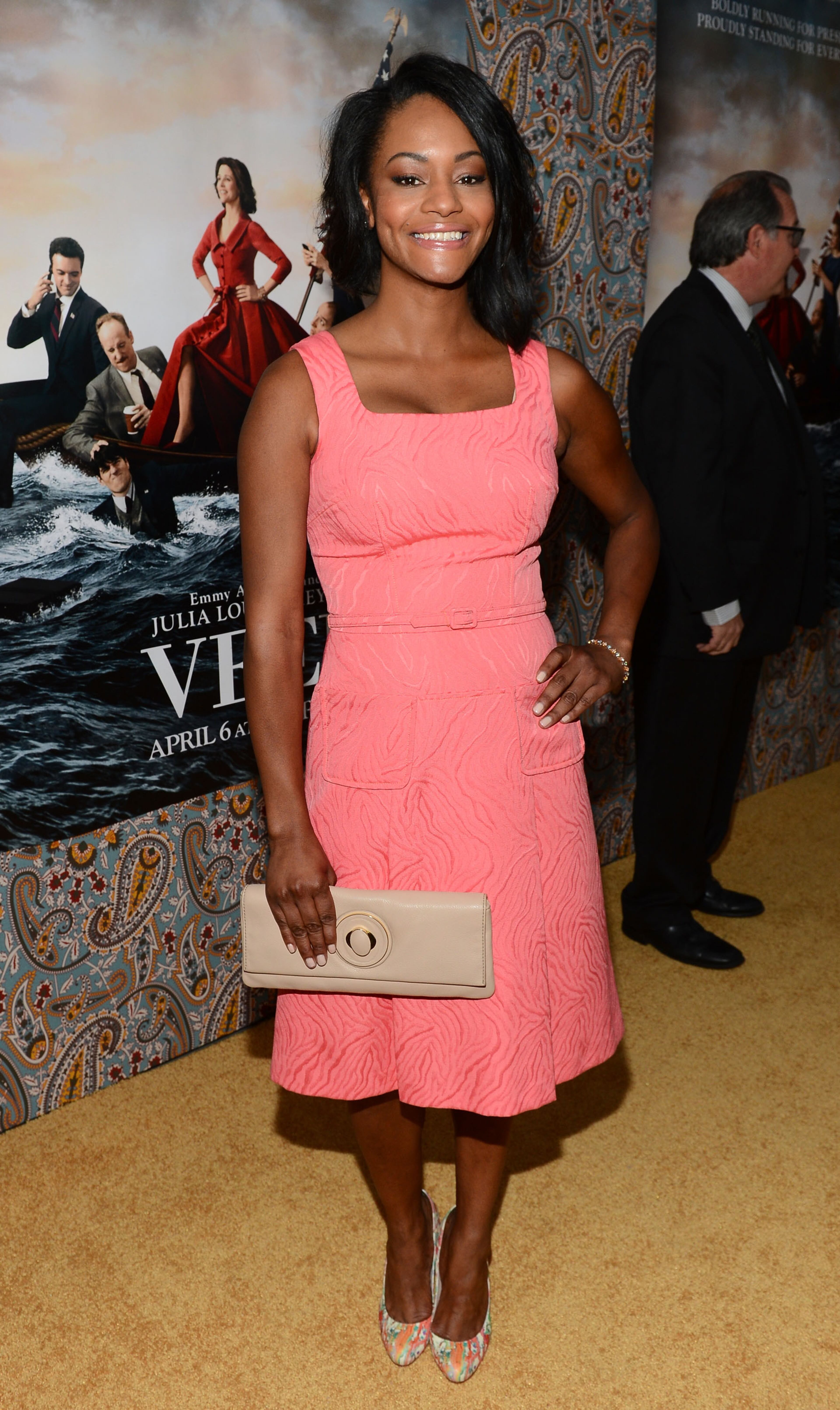 HOLLYWOOD, CA - MARCH 24: Actress Sufe Bradshaw attends the 'VEEP' season 3 premiere at Paramount Studios on March 24, 2014 in Hollywood, California. (Photo by Mark Davis/Getty Images)