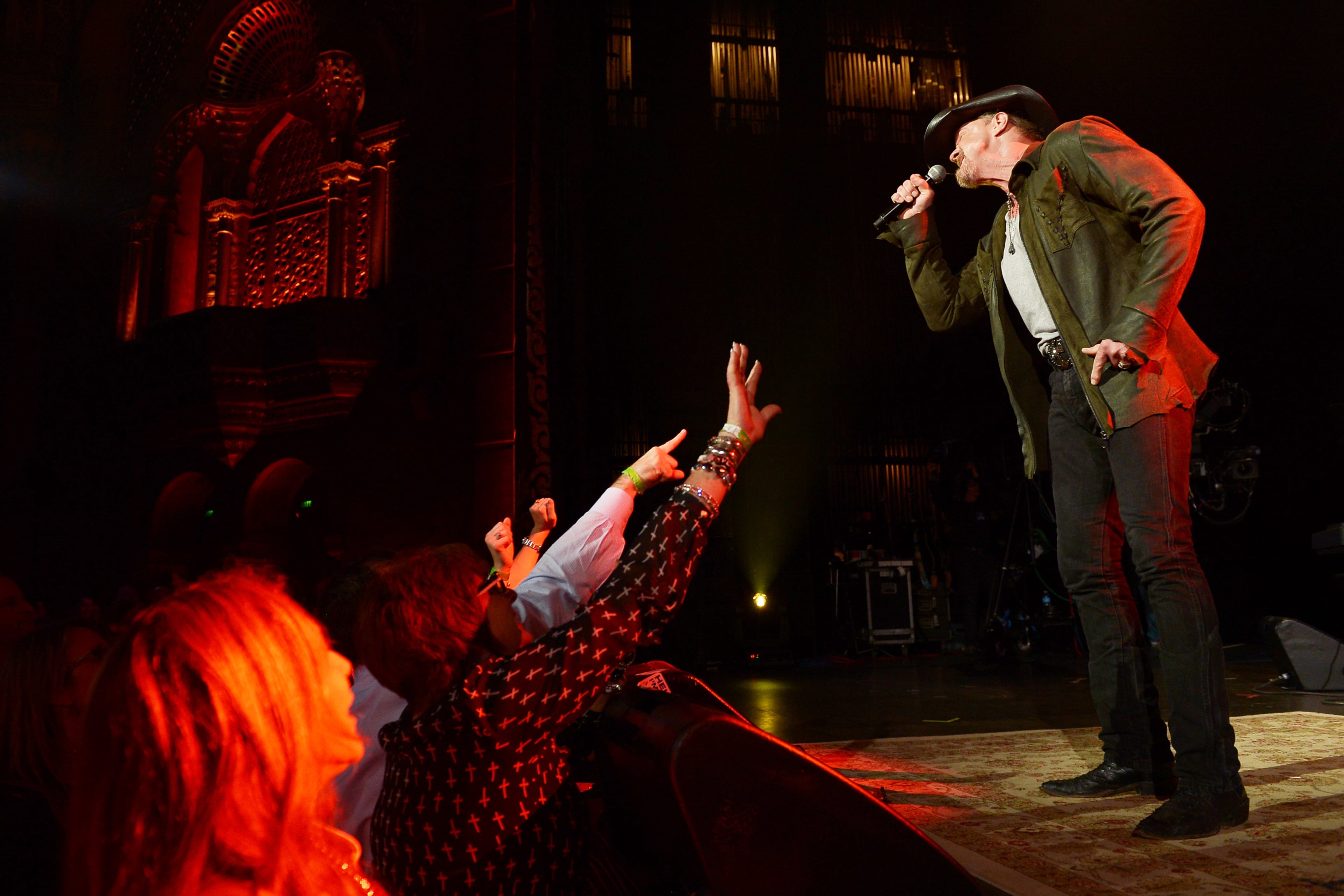 ATLANTA, GA - JANUARY 10: Trace Adkins performs during All My Friends: Celebrating the Songs & Voice of Gregg Allman at The Fox Theatre on January 10, 2014 in Atlanta, Georgia. (Photo by Michael Loccisano/Getty Images)