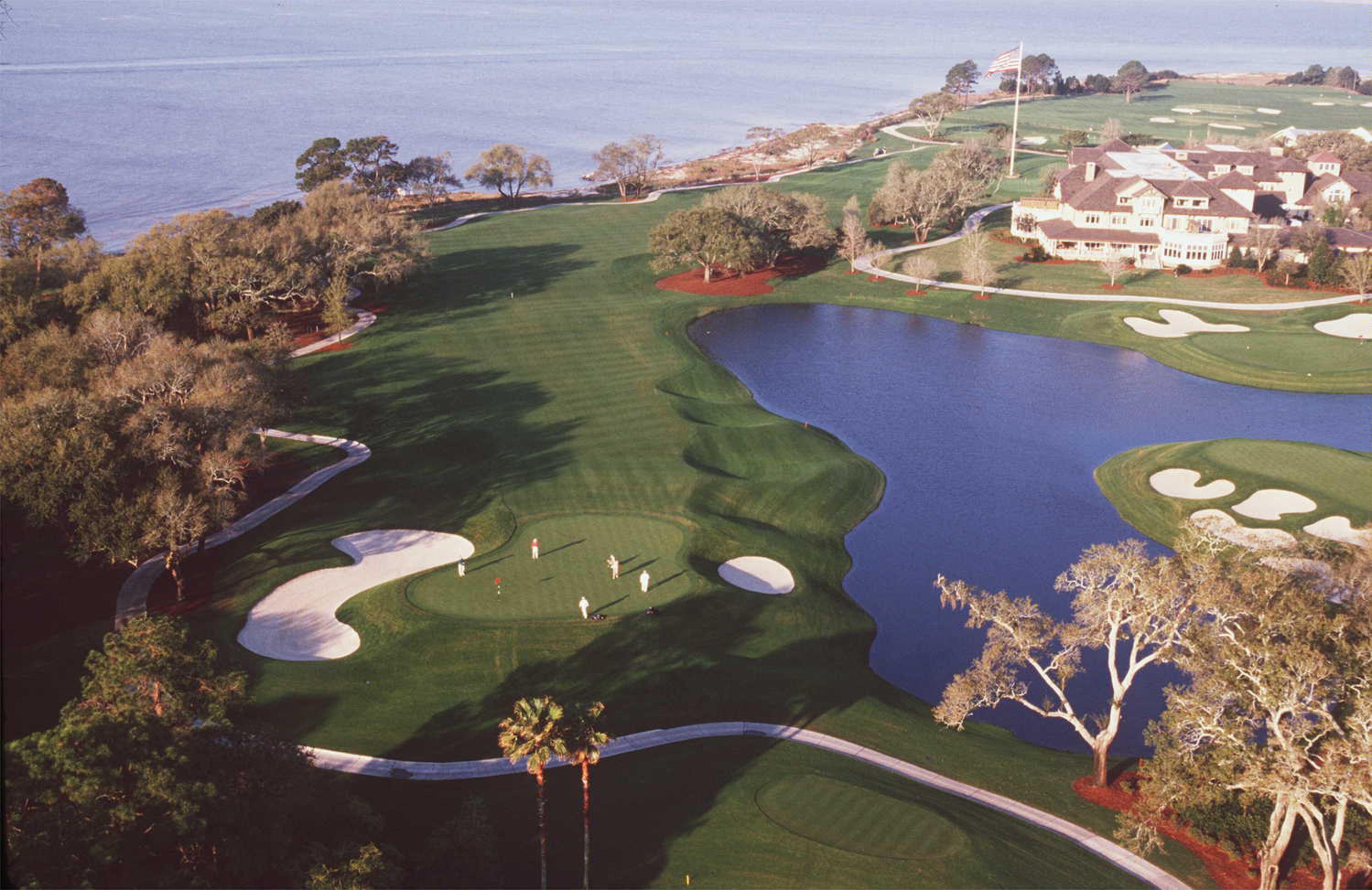 Or .... you want to play golf at the beach, like at Sea Island Golf Club on St. Simons Island.