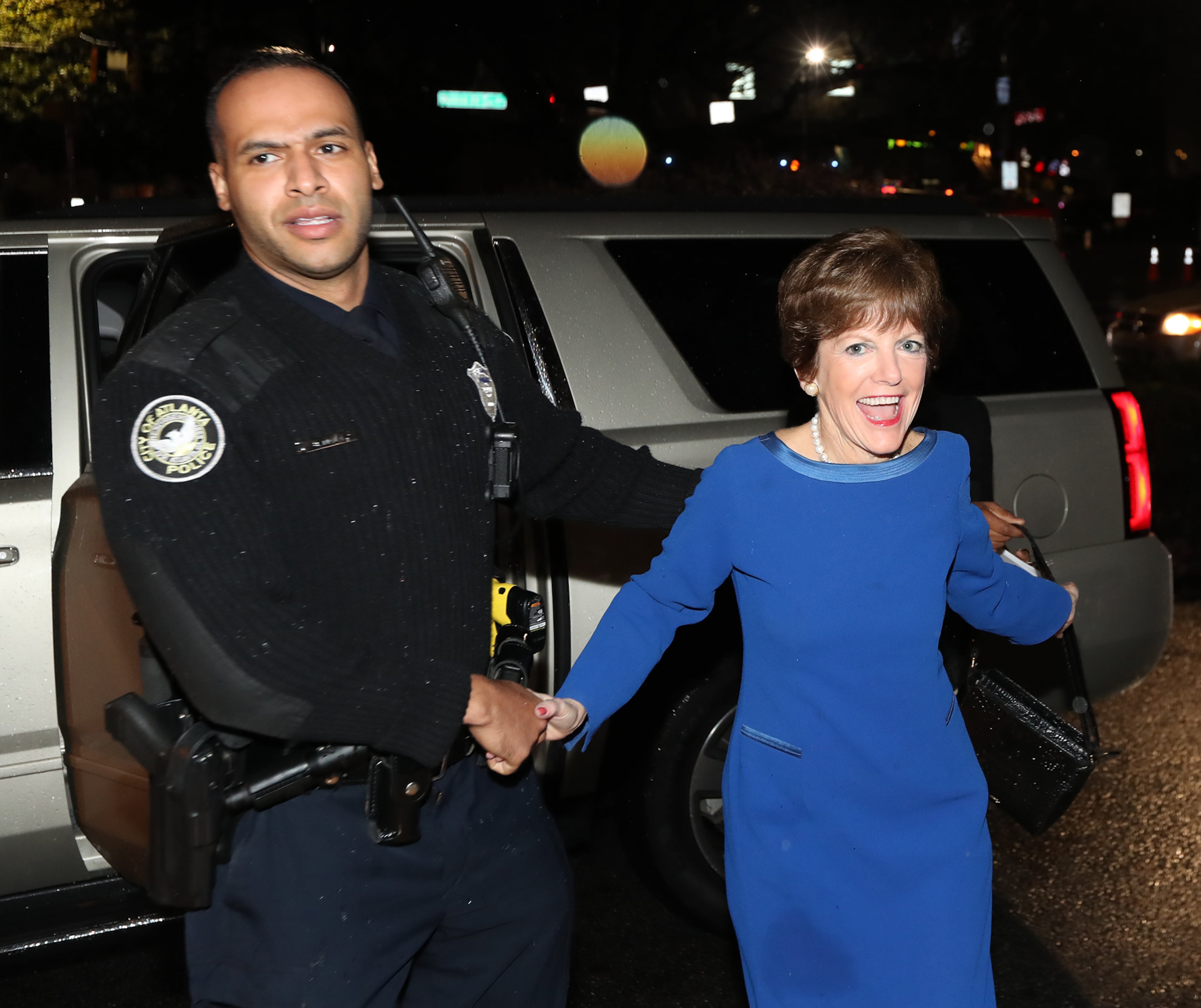 December 5, 2017 Atlanta: Mary Norwood arrives for her election night party at the Park Tavern in the Atlanta mayoral runoff on Tuesday, December 5, 2017, in Atlanta. Curtis Compton/ccompton@ajc.com