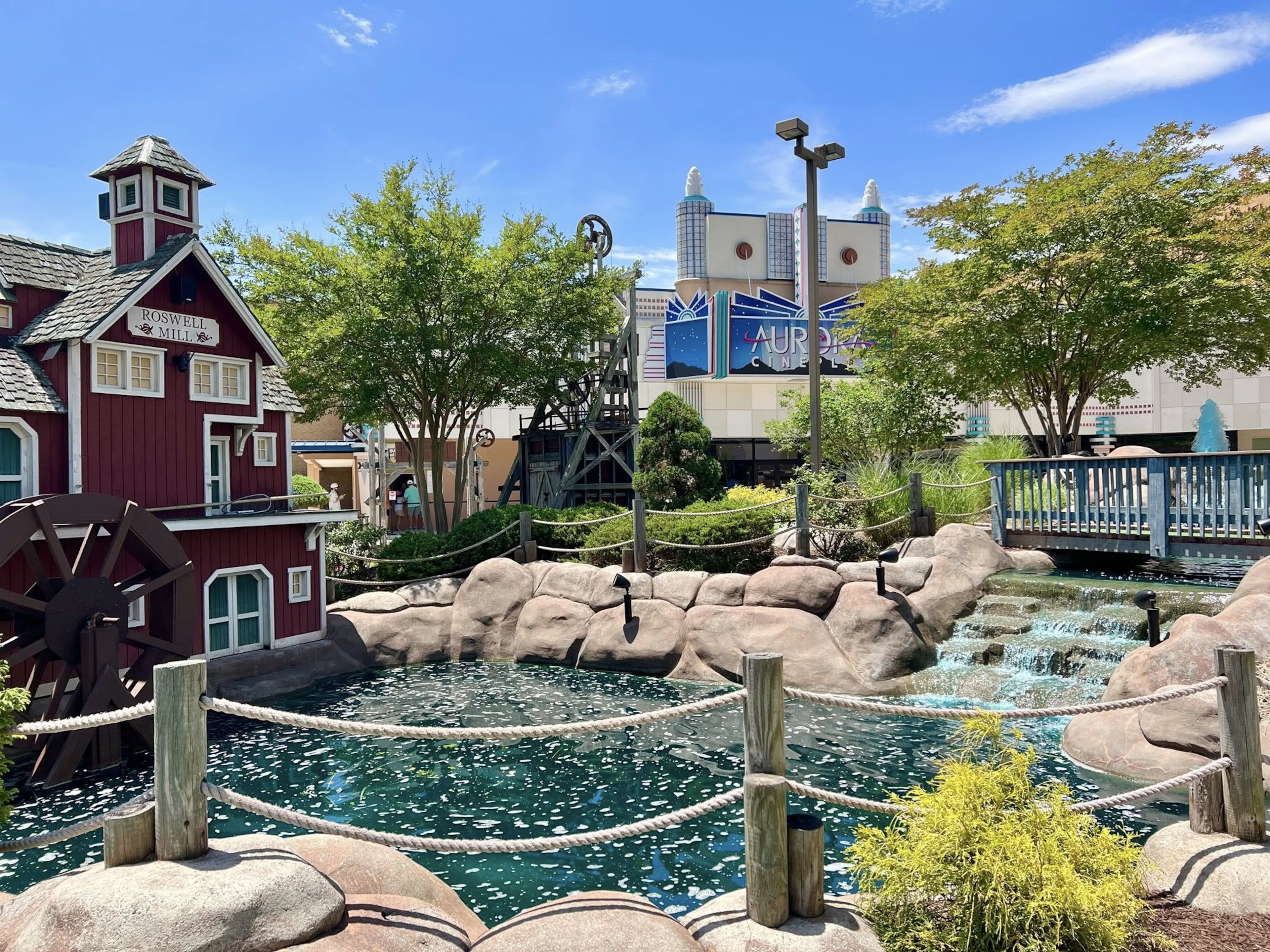 The Fringe, located outside of Aurora Cineplex in Roswell, has two 18-hole courses. It offers a deal where you can play for $5 if you see a movie on the same weekday. (Courtesy of the Fringe)