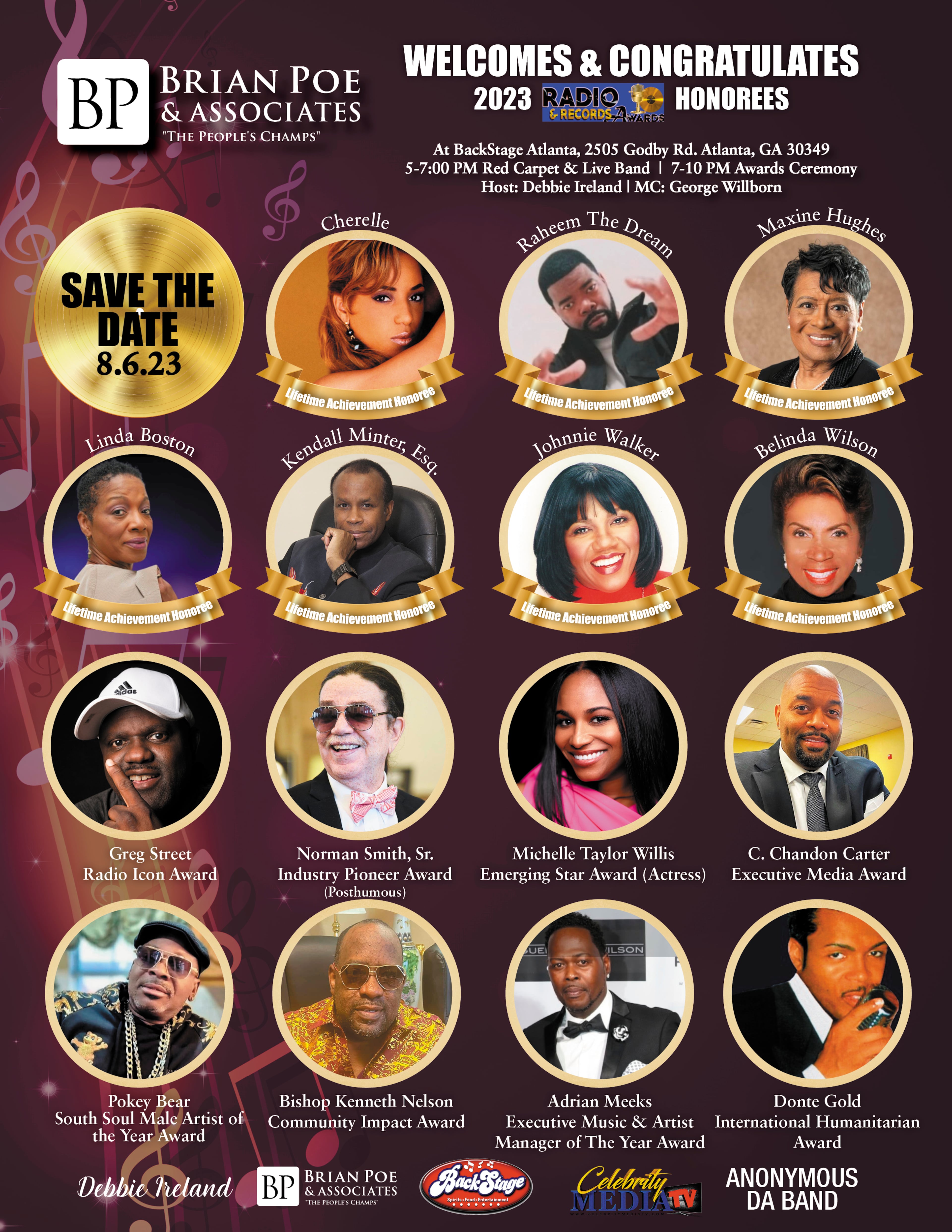 The 2023 Radio and Records Award recipients.