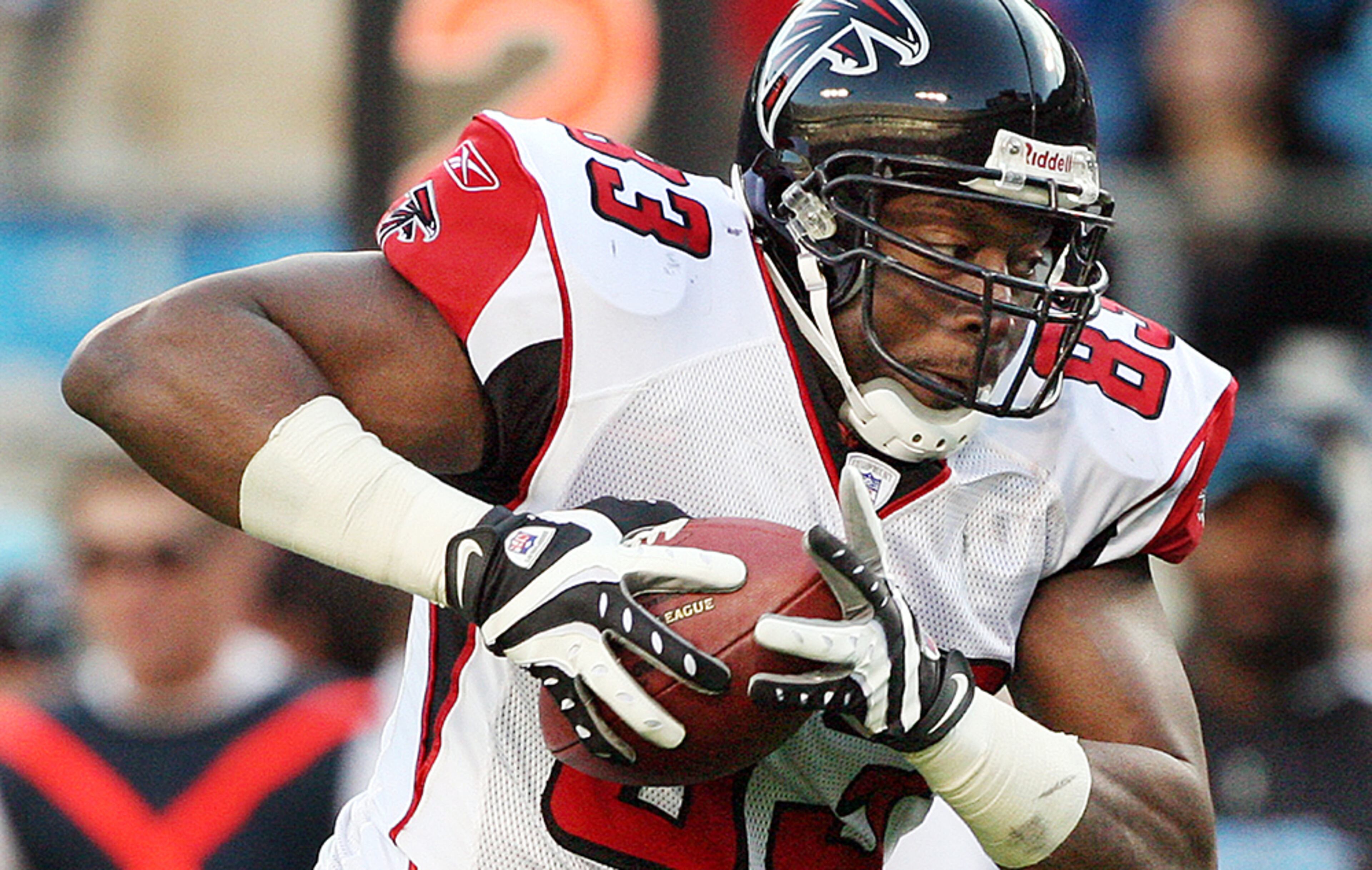 No. 8, Alge Crumpler, TE, (2001-2007): 108 games, 316 catches, 4,212 yards, 13.3 yards per catch and 35 touchdowns.