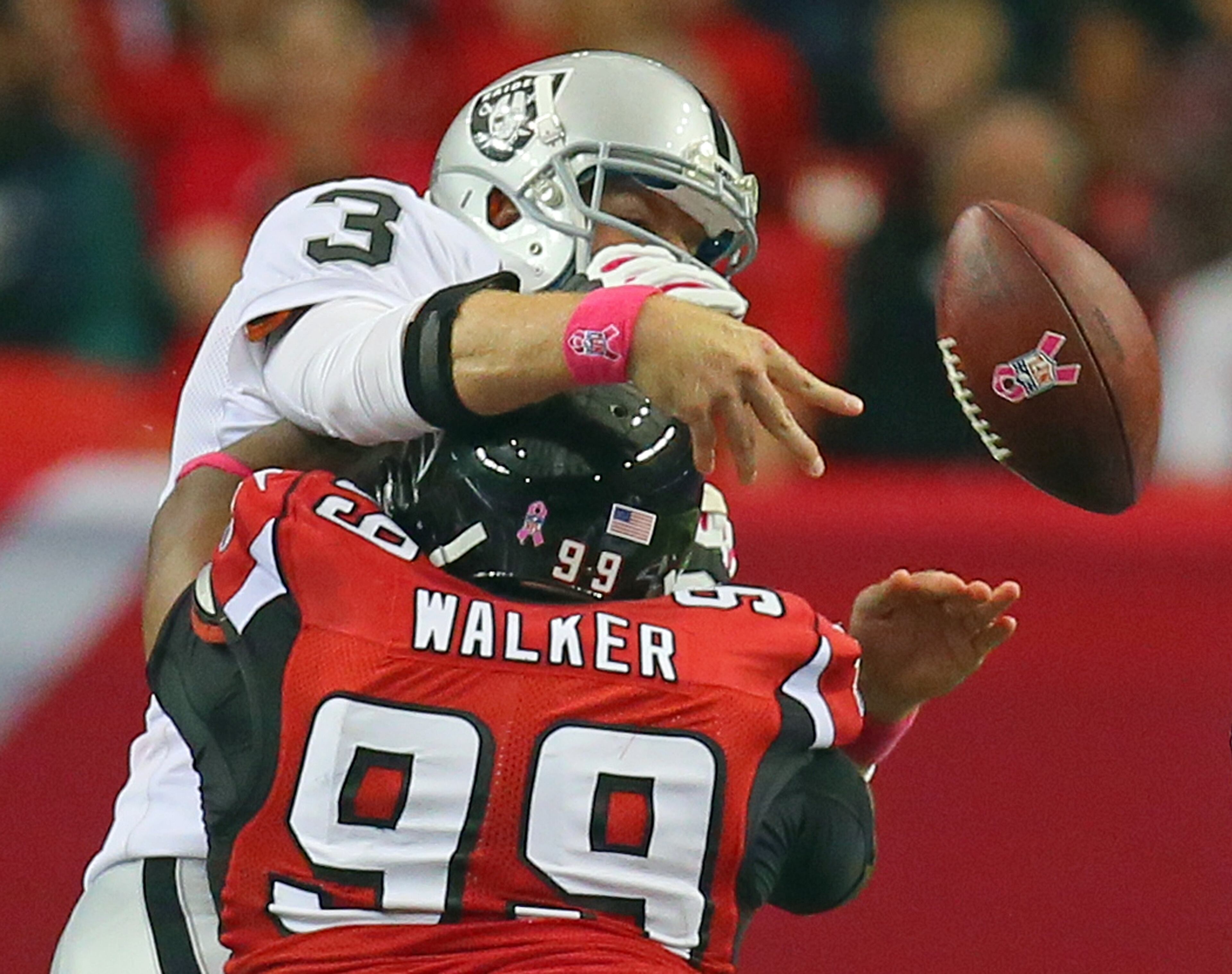 ... and defensive lineman Vance Walker.