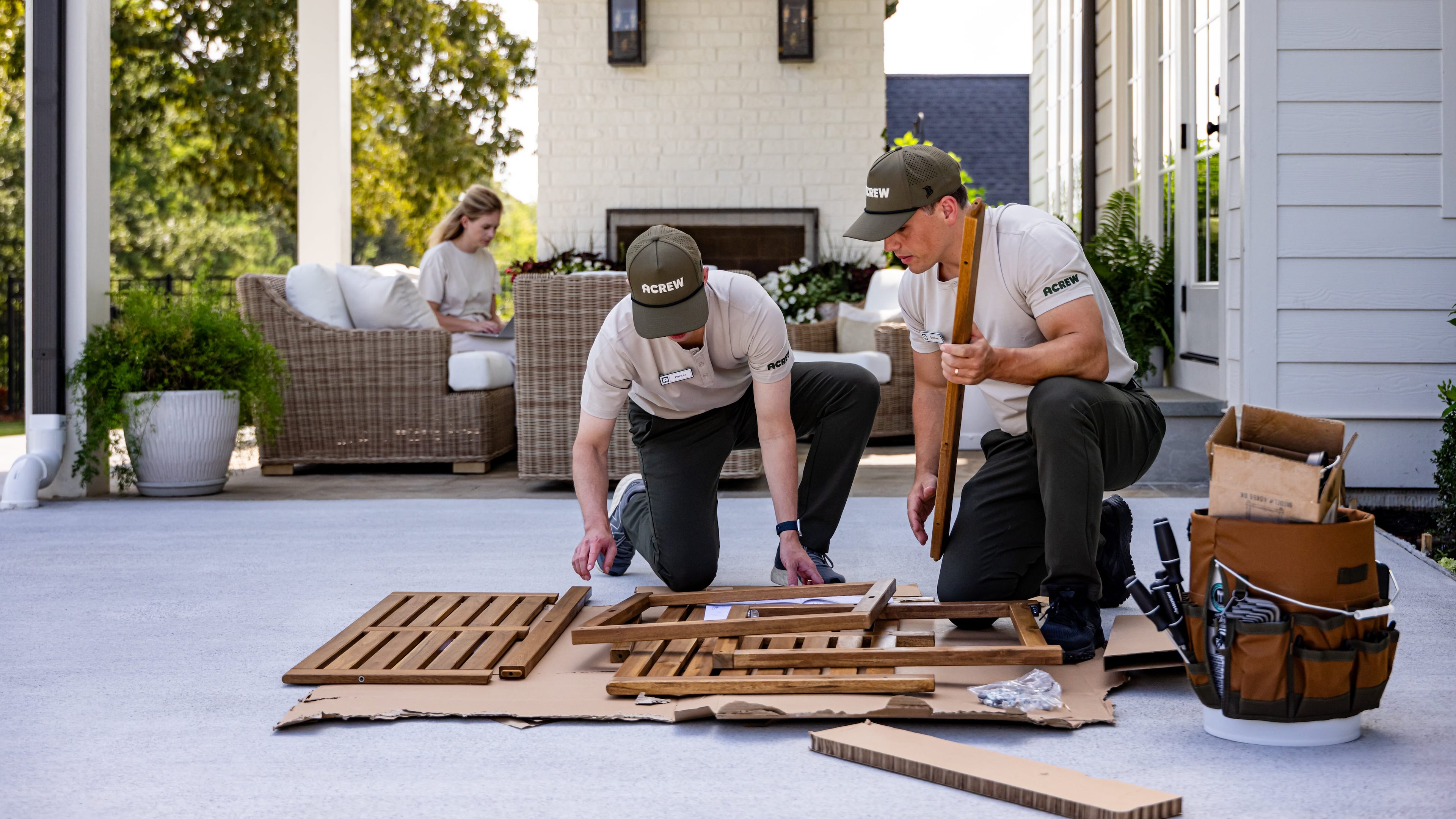 Red Wagon Ventures, a subsidiary of Chick-fil-A, has launched Acrew Home Professionals,which can help with home repairs and other services. (Courtesy of Red Wagon Ventures)