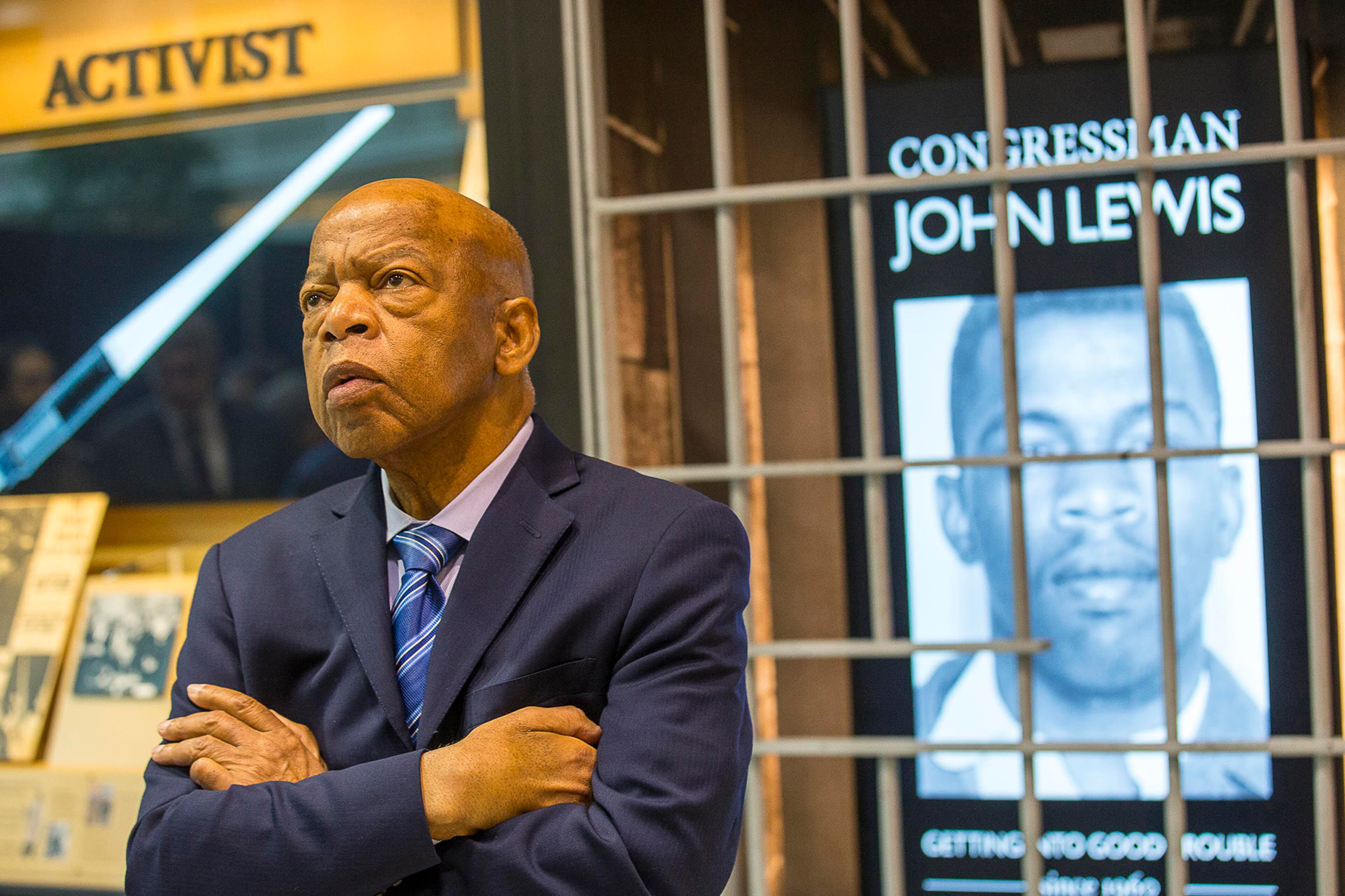 U.S. Rep. John Lewis, D-Ga., a civil rights activist, was a member of Congress from 1987 until his death in 2020 at age 80.