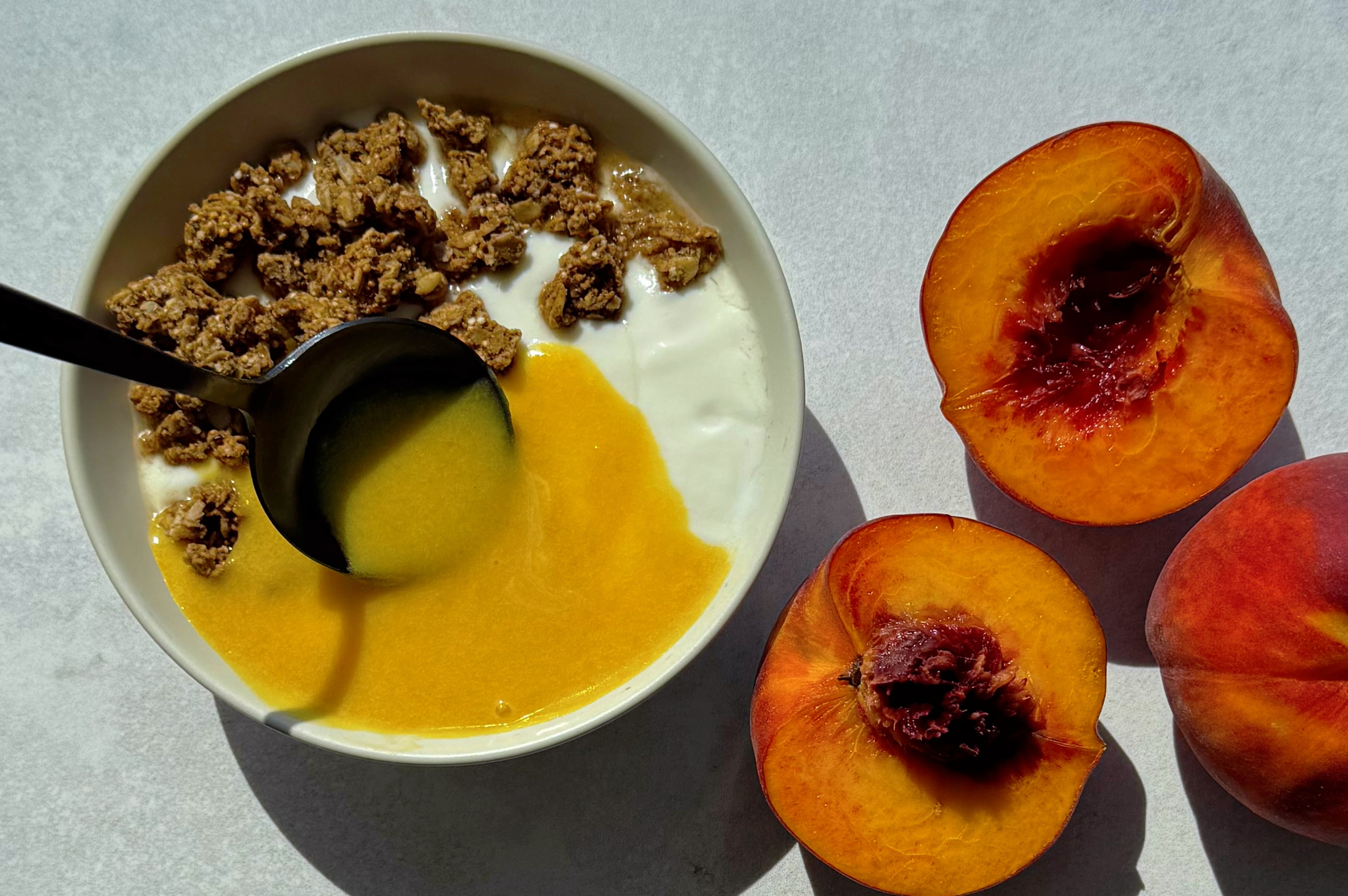 Easy Peach Curd