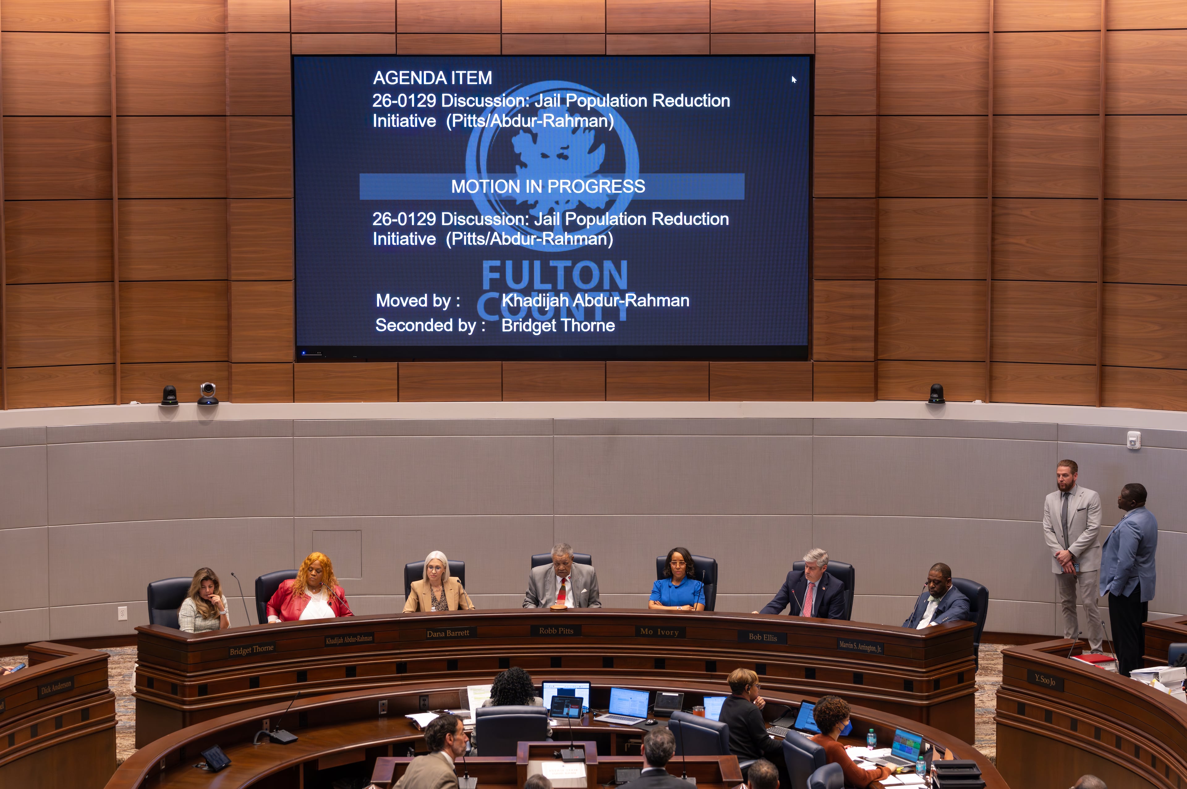 The Fulton County Commission is expected to consider and vote on a five-part plan aimed at lowering the county’s jail population.