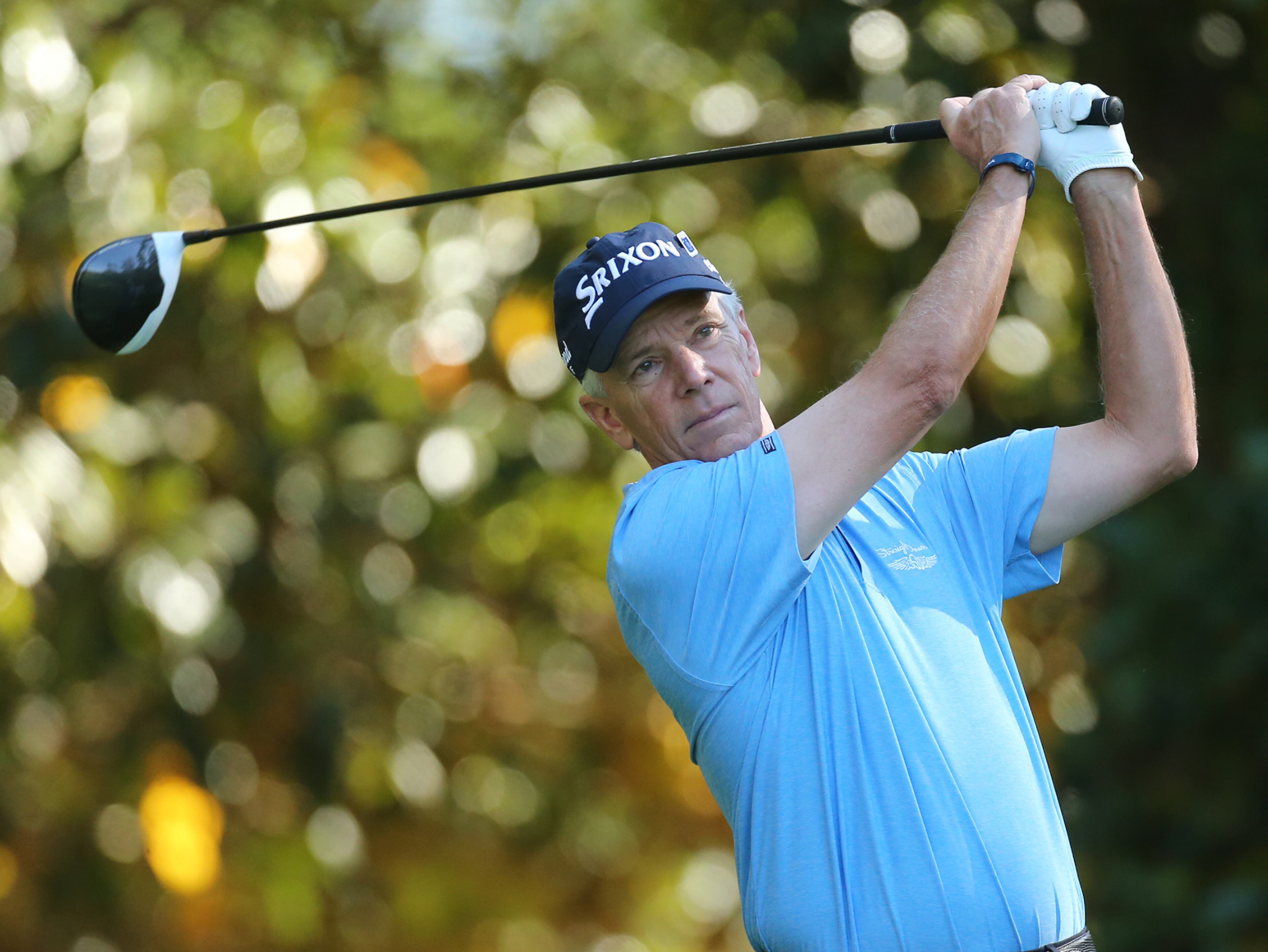 Georgia native and former Georgia Tech golfer Larry Mize won the Masters in 1987. (Curtis Compton / ccompton@ajc.com)