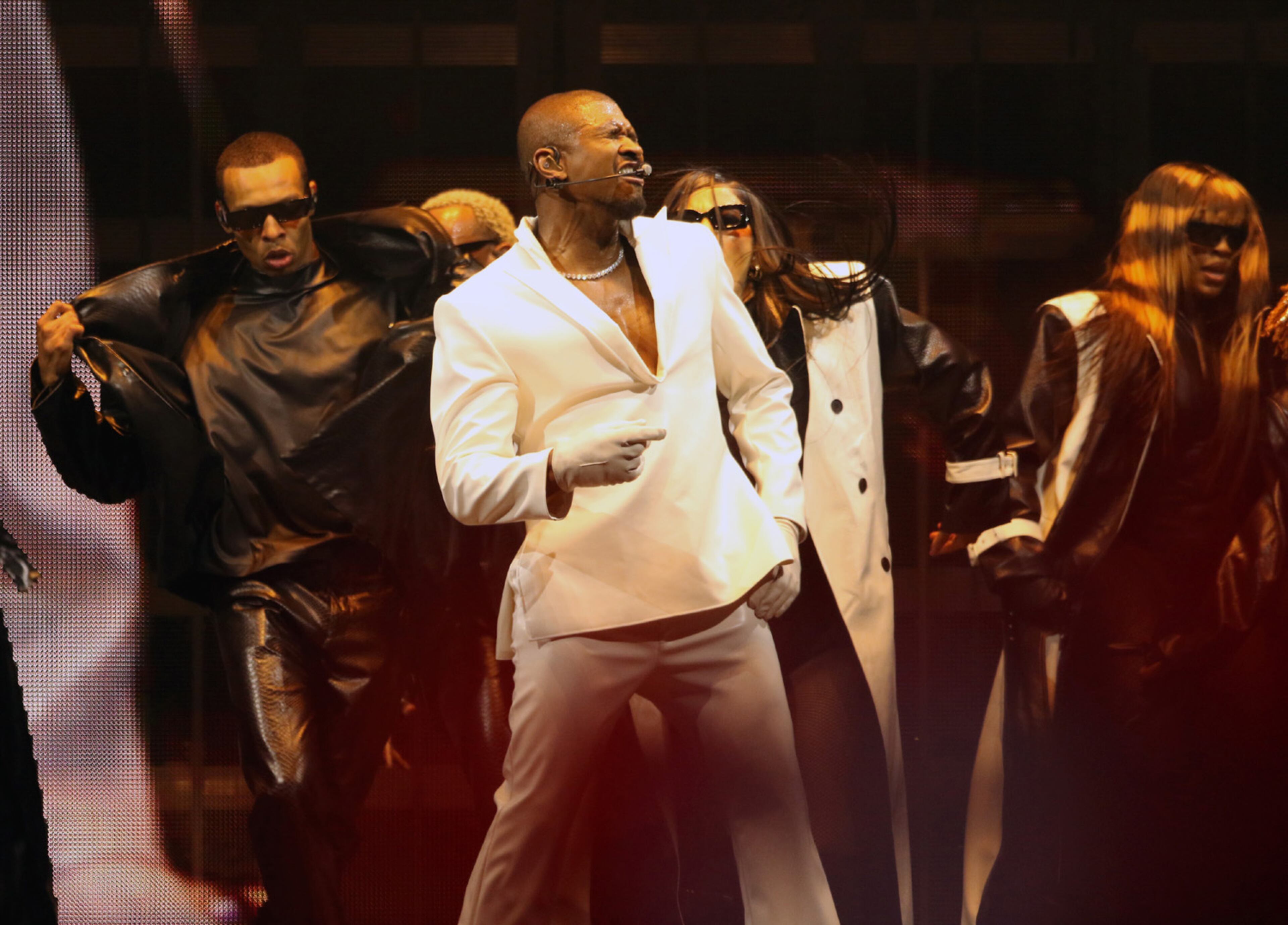 Usher brought his Past Present Future Tour to sold out State Farm Arena on Thursday, October 17, 2024. This was the first of three sold out shows including Friday and Sunday.
Robb Cohen for the Atlanta Journal-Constitution