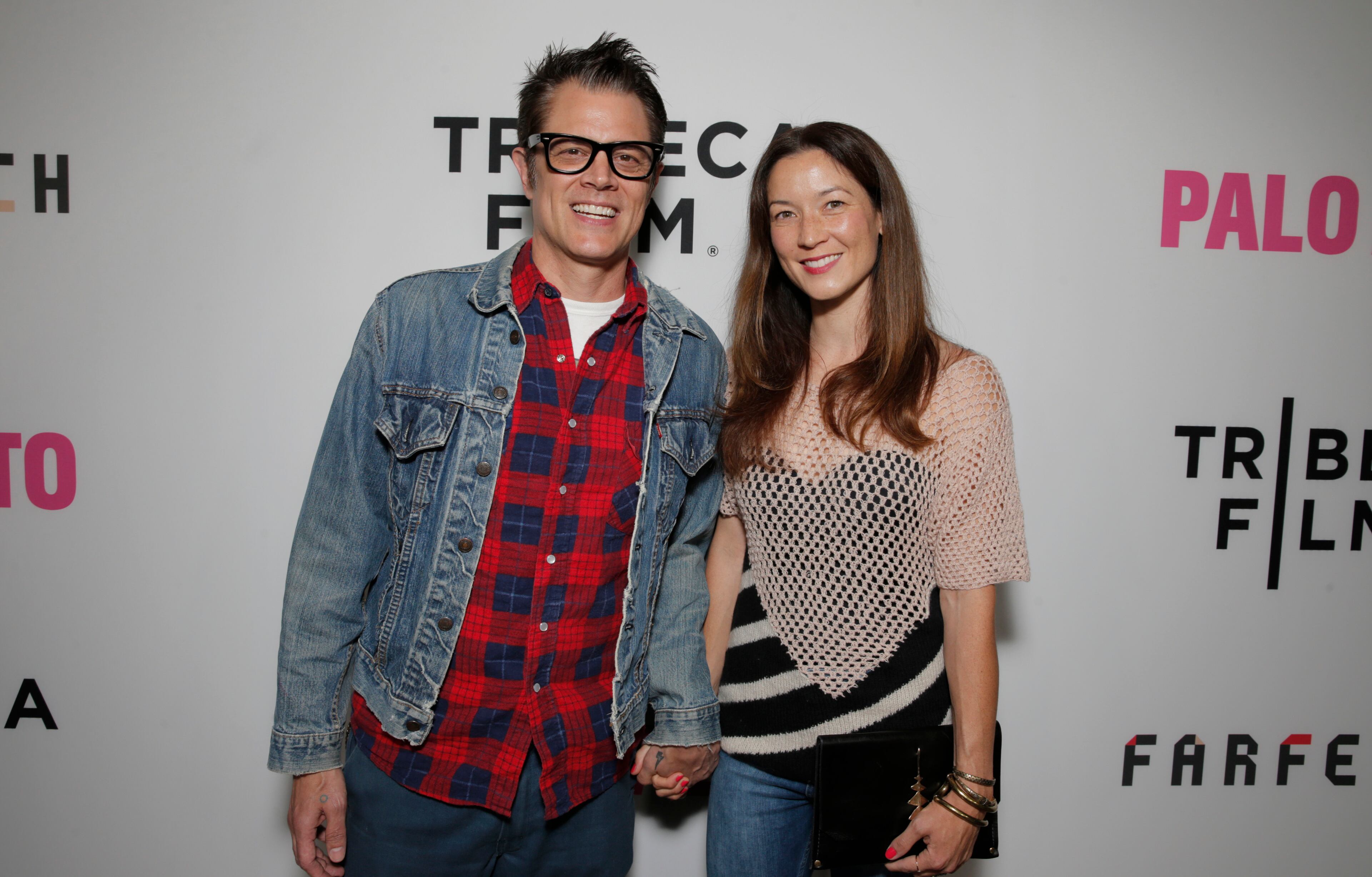 Johnny Knoxville, left, and Naomi Nelson arrive at the premiere of "Palo Alto" at the DGA Theater on Monday, May 5, 2014, in Los Angeles. (Photo by Todd Williamson/Invision/AP)