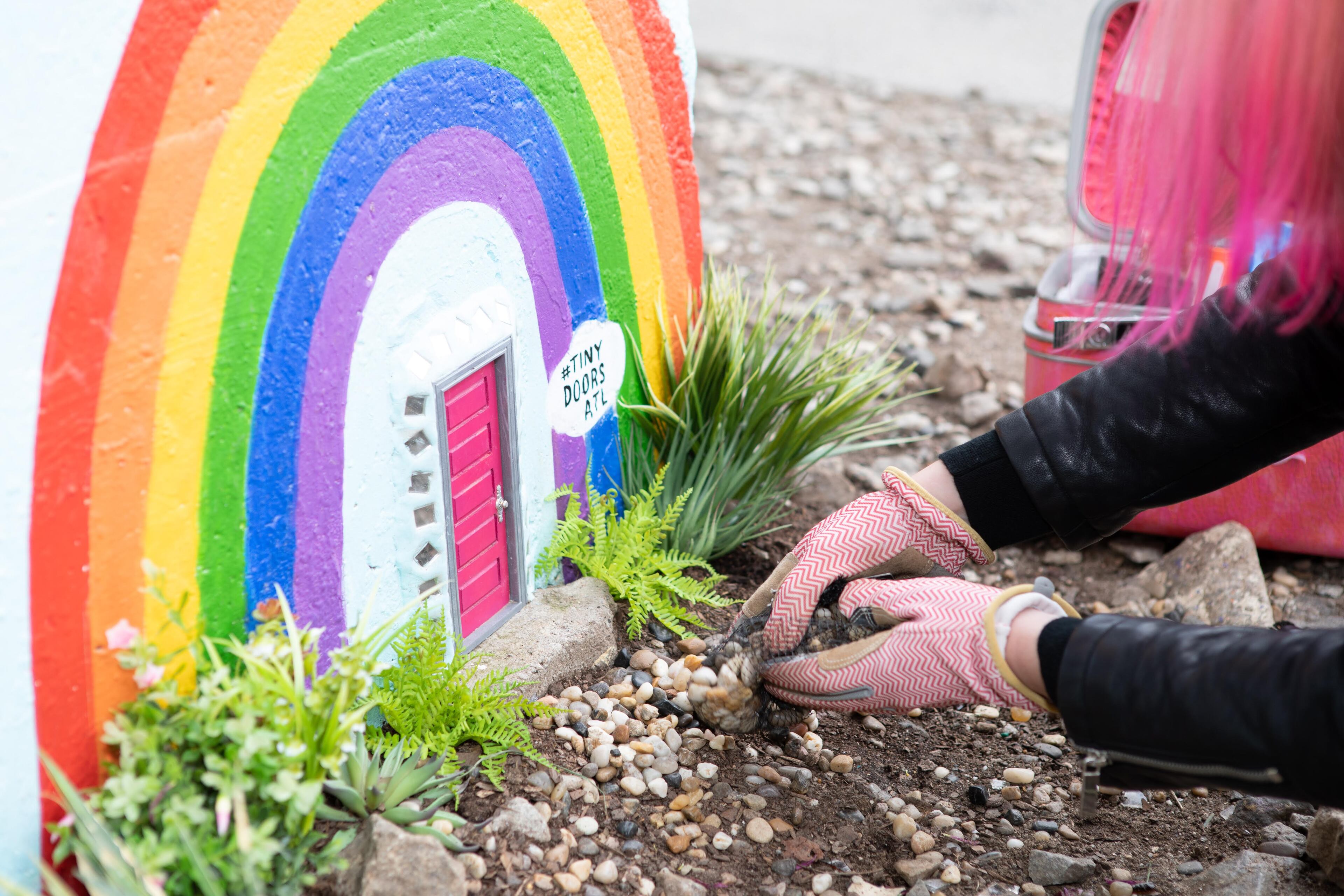Tiny Door 2 in honor of Atlanta Pride is located on the Beltline.
Courtesy of Cat Max Photography