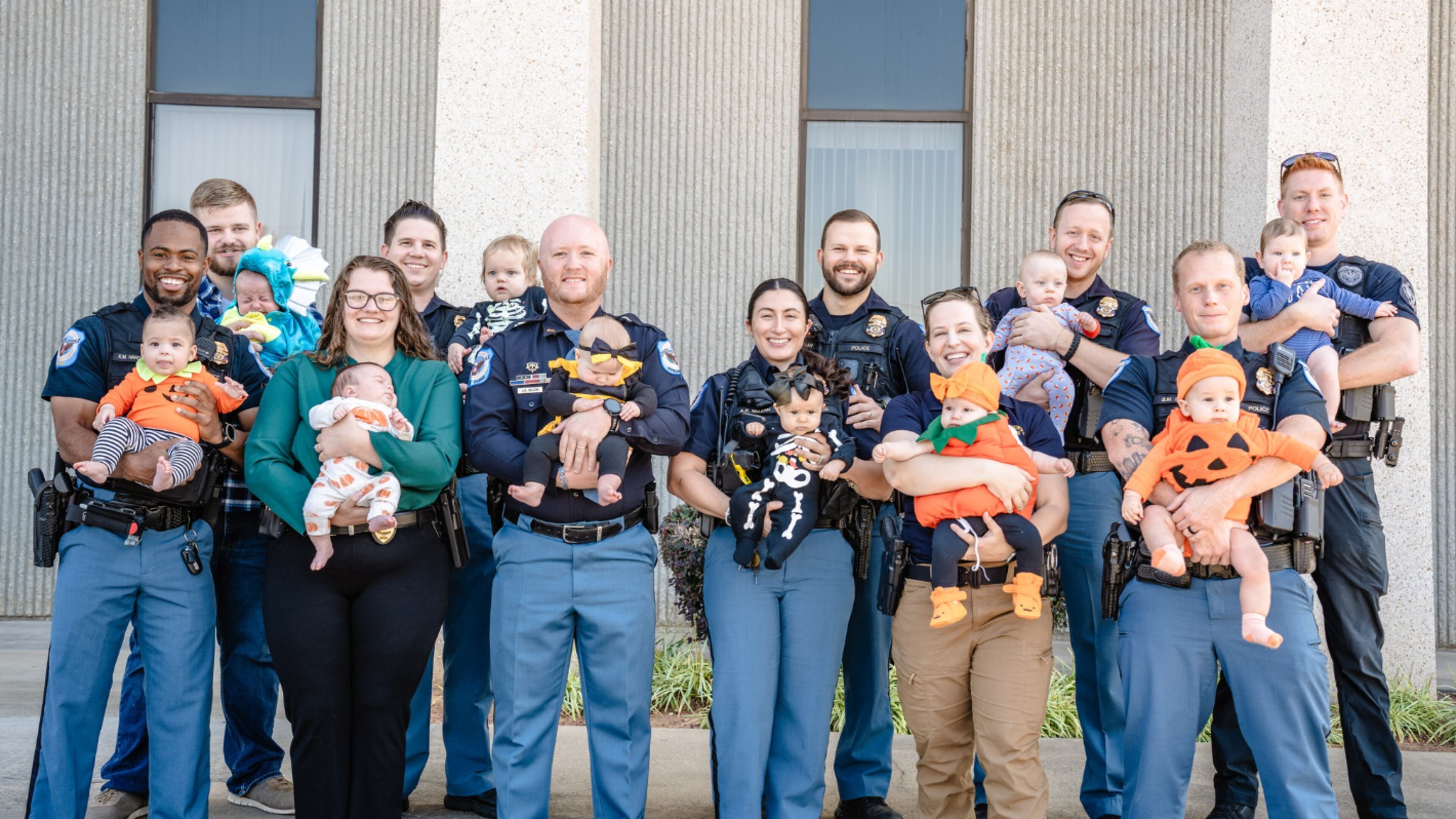 Over the past year, at least 30 people within the Cobb County Police Department have welcomed new additions to their families.