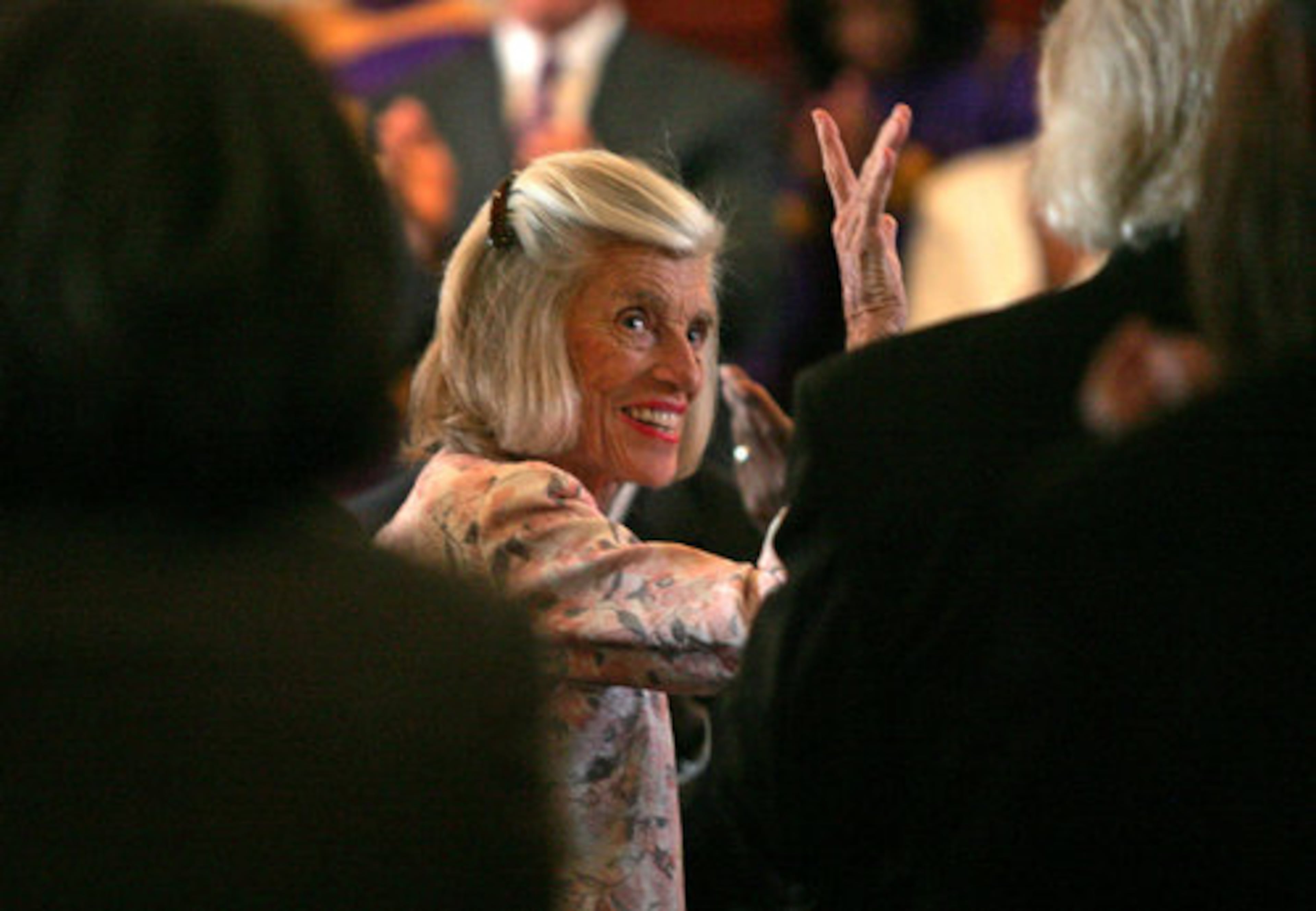 Eunice Kennedy Shriver, the sister of President John F. Kennedy and the founder of Special Olympics, has died at age 88. Shriver, seen here in 2006, had suffered a series of strokes in recent years and died at 2 a.m. at Cape Cod Hospital in Hyannis.