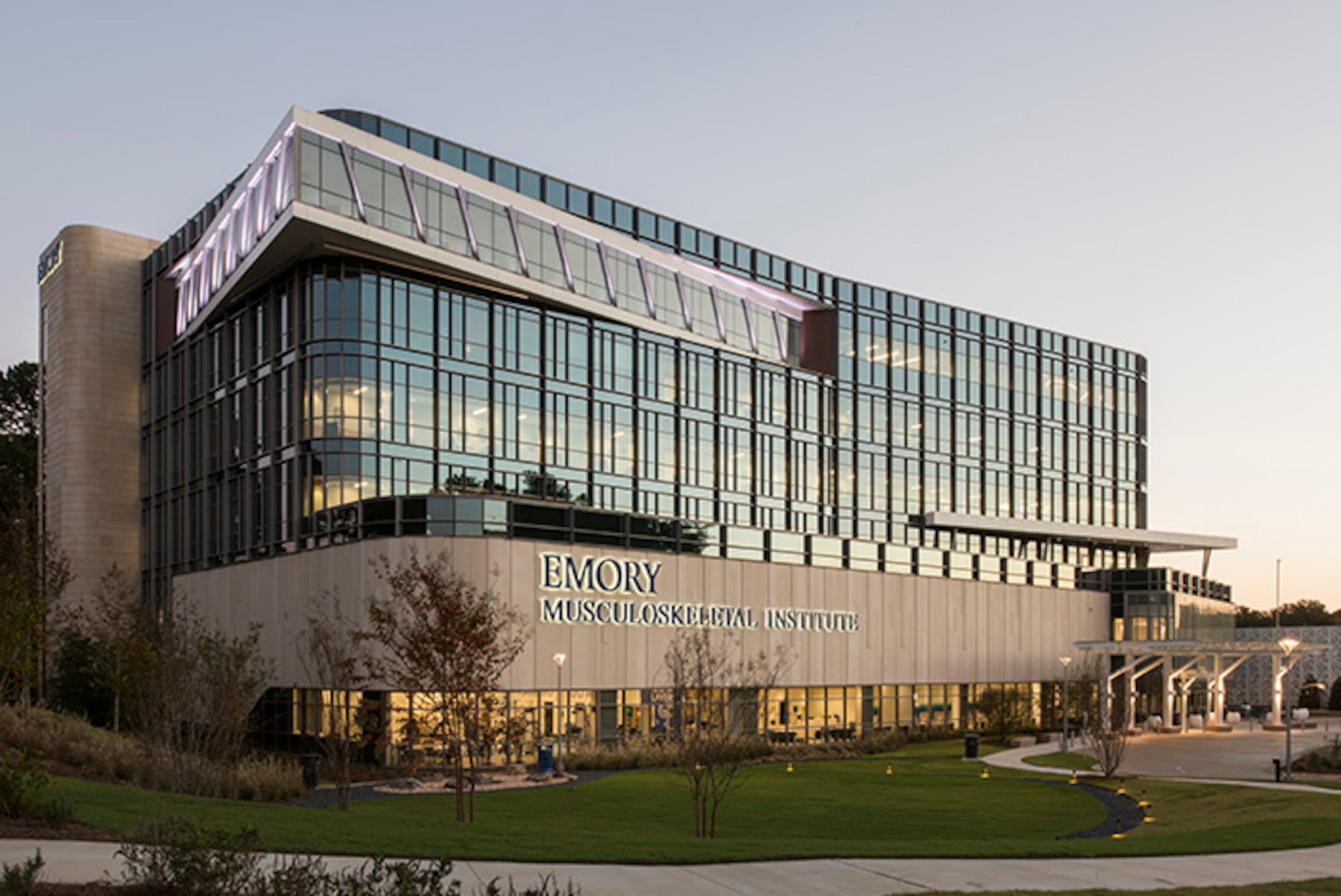 Brookhaven and Emory University opened the new Emory Musculoskeletal Institute on Oct. 7. It's the first building to open as part of the planned $1-billion medical campus in south Brookhaven, which could take more than a decade to complete. Photo: Jack Kearse for Emory University