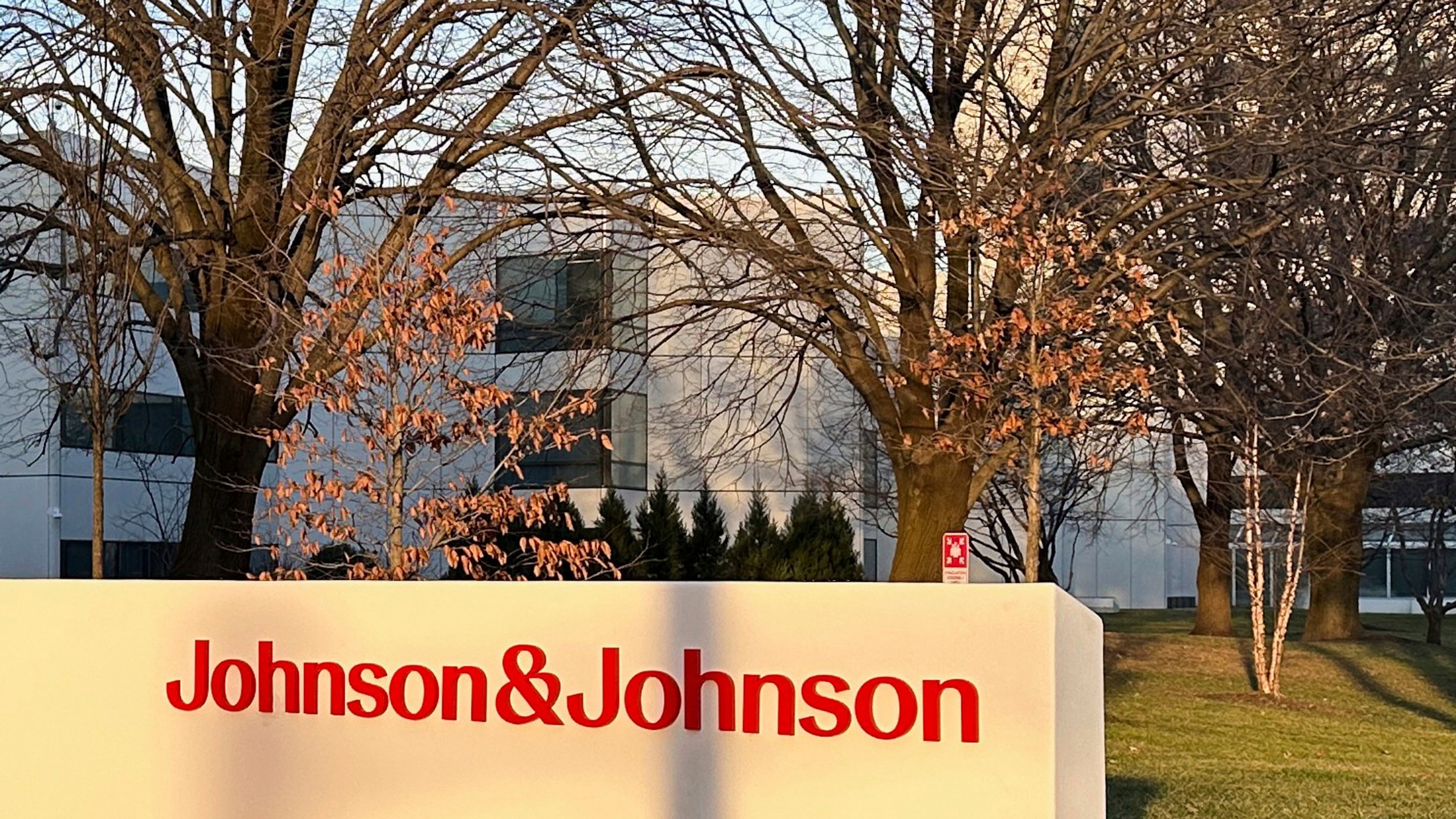FILE - The Johnson & Johnson headquarters is in New Brunswick, New Jersey, on Thursday, Feb. 8, 2024. (AP Photo/Ted Shaffrey, File)