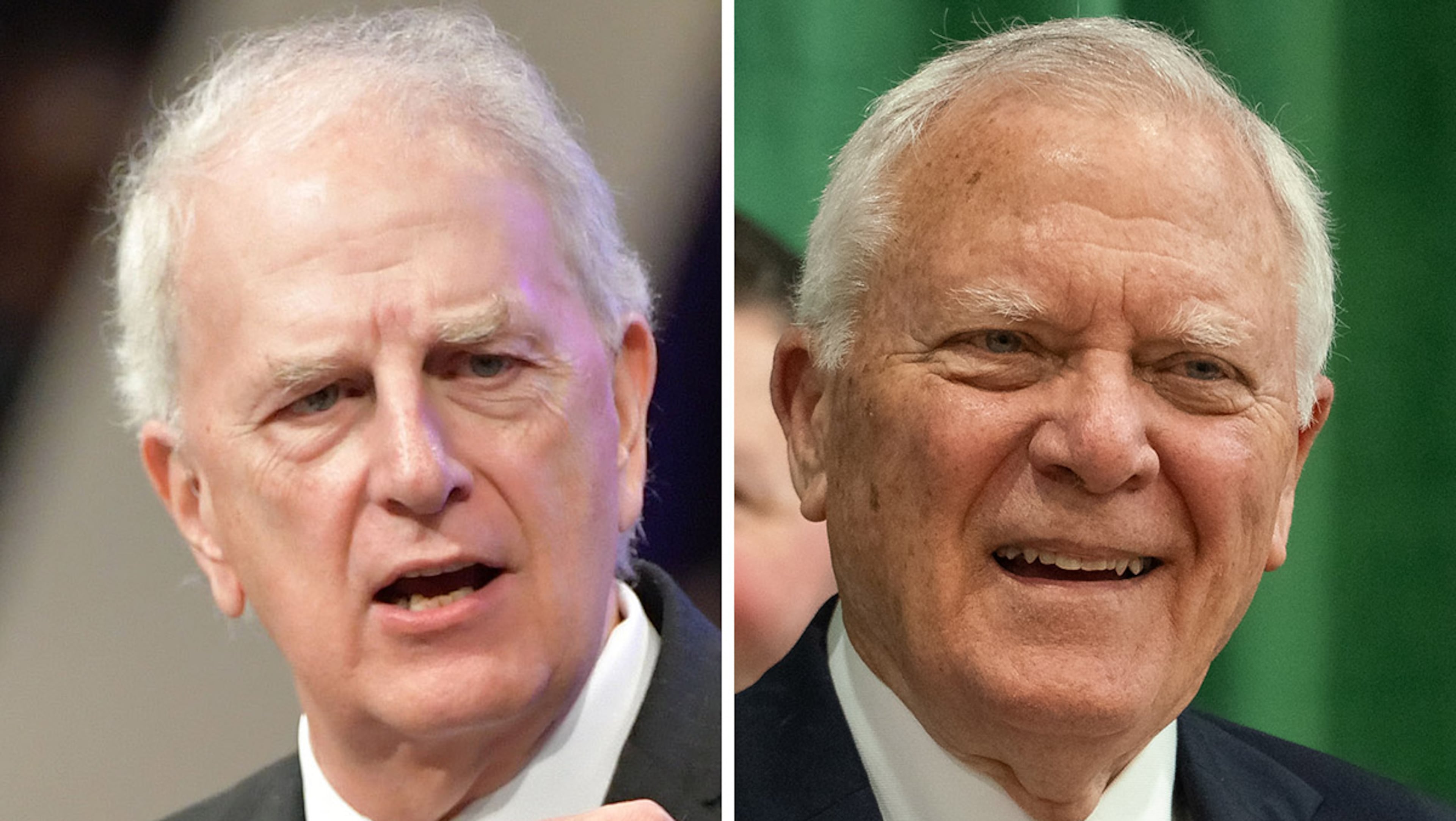 Roy Barnes (left) and Nathan Deal. (AJC File)