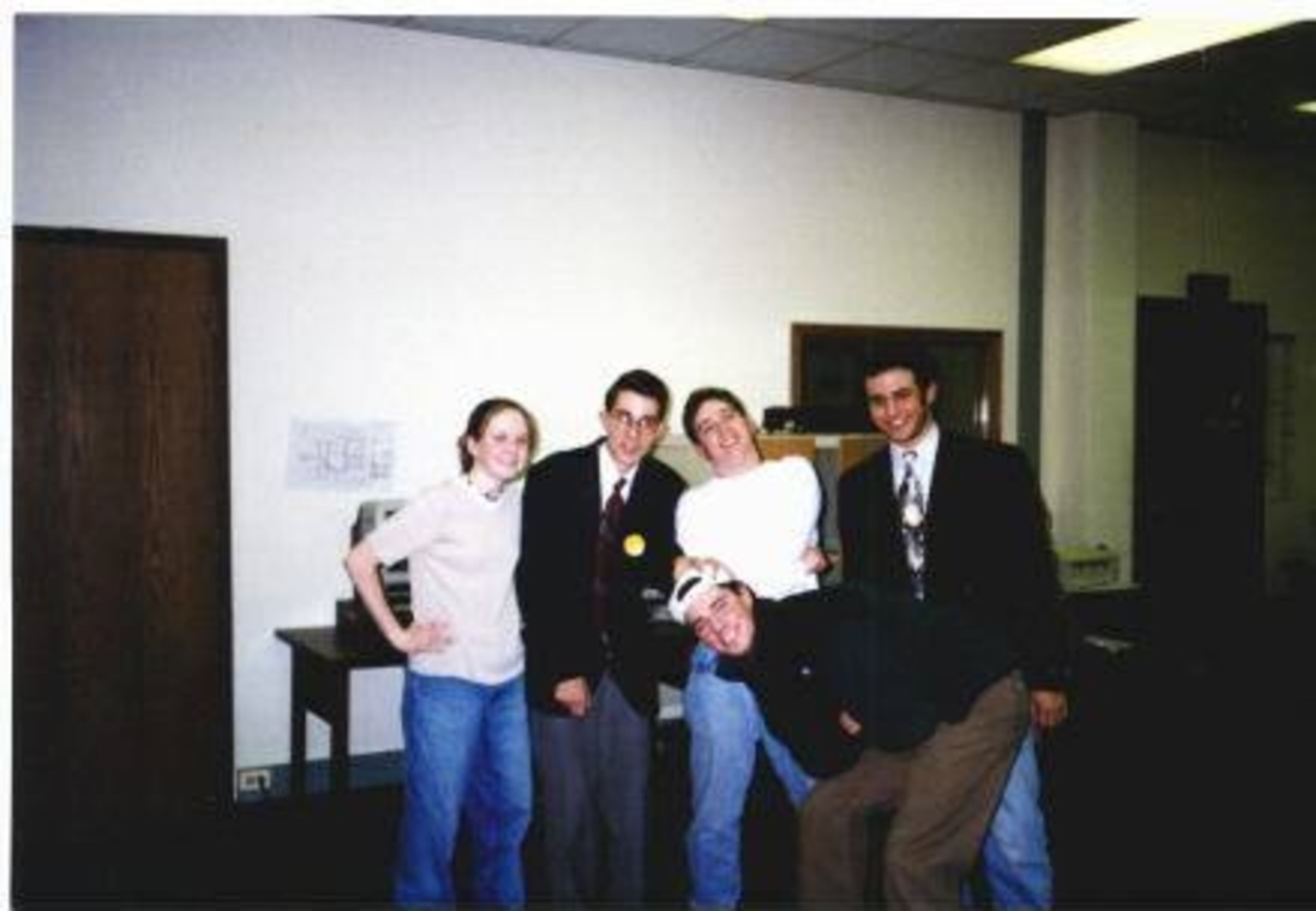 Before roaming the north Fulton area chasing down stories, he liked to hang out with friends and played in a band.