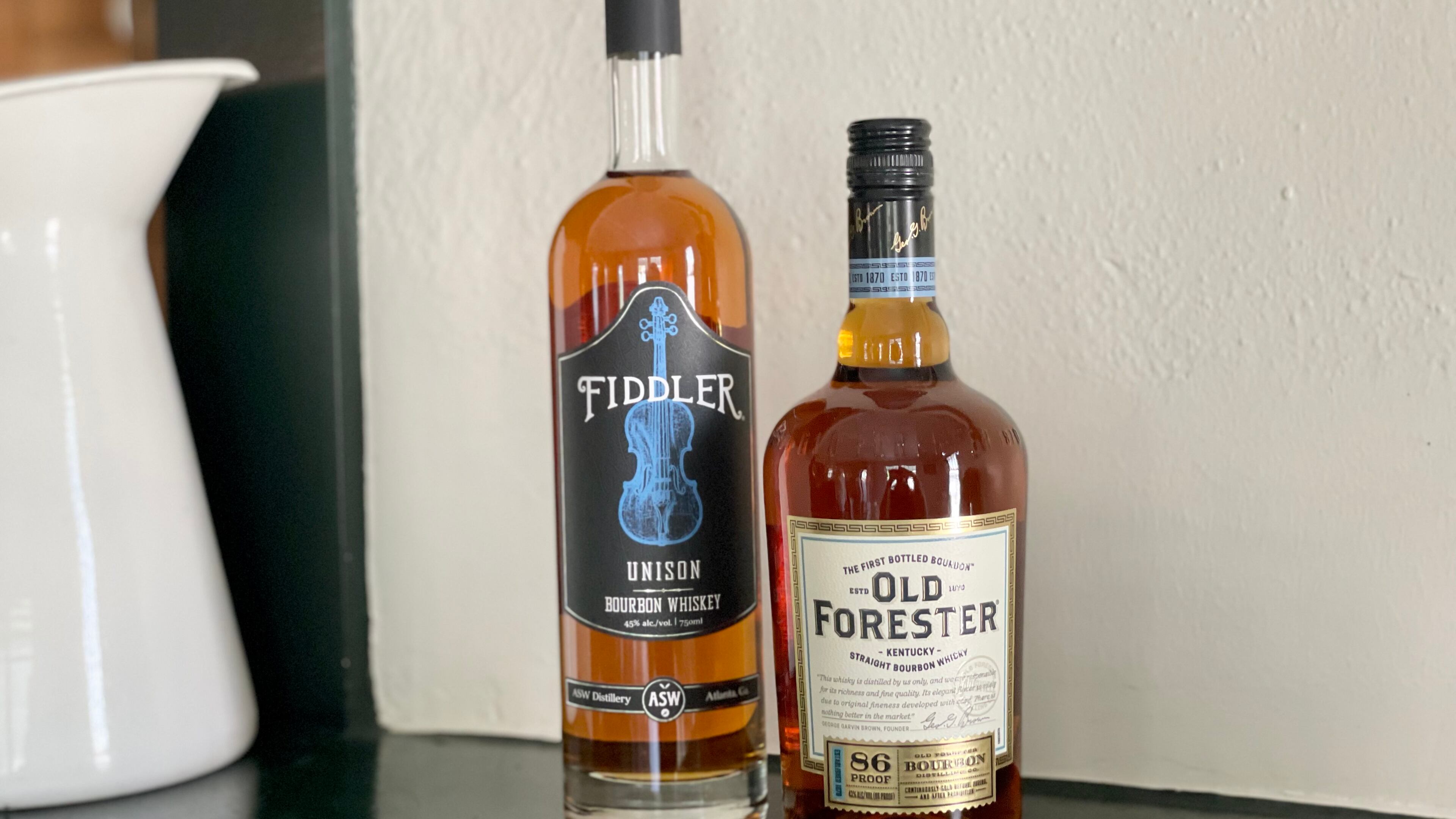 Two recommended bourbons are Old Forester, with its classic flavor profile, and Atlanta’s own ASW Unison bourbon, with its modern complexity. Krista Slater for The Atlanta Journal-Constitution