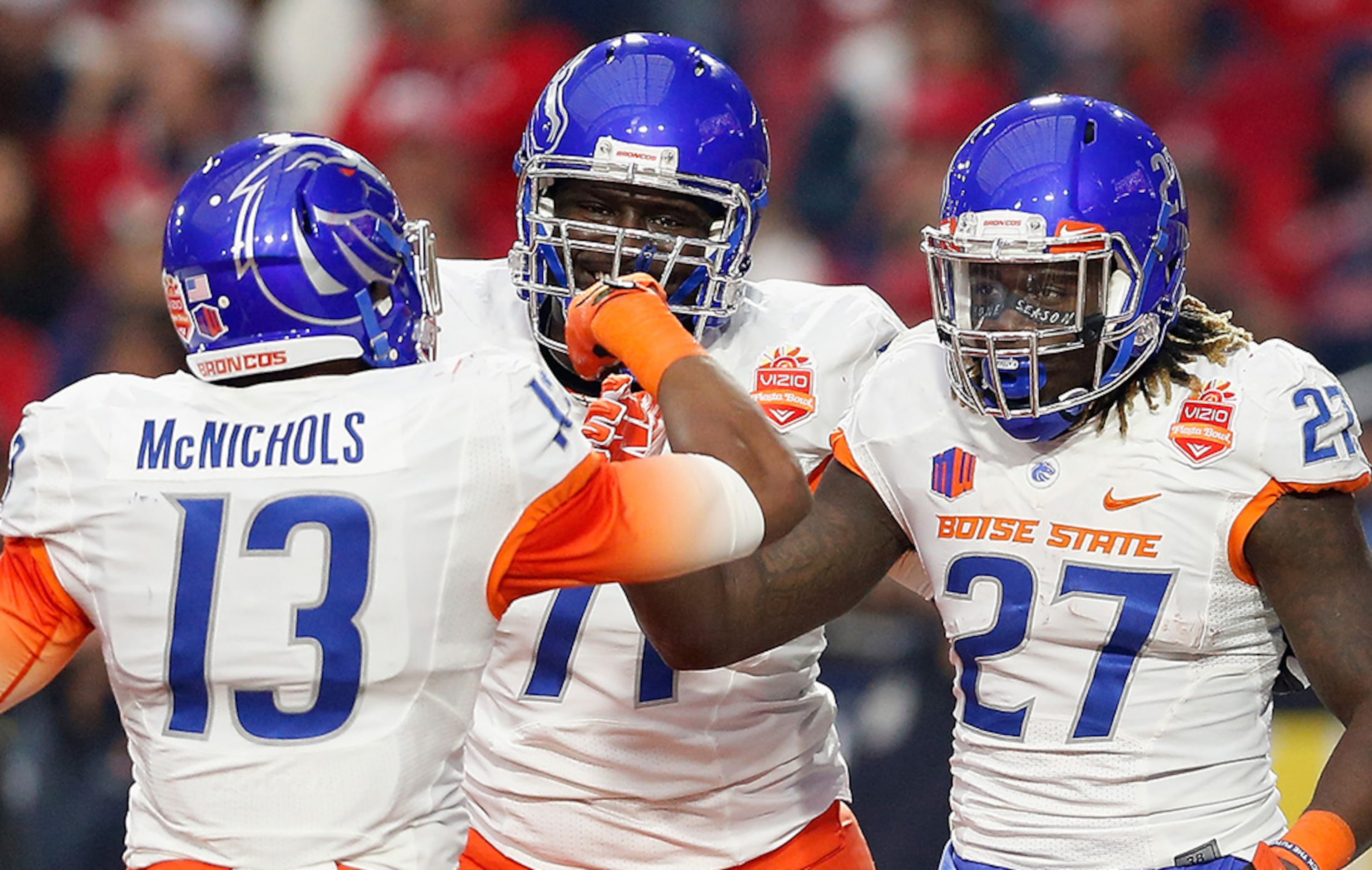 The Broncos were 12-2 in 2014. In 2015, Boise State's non-conference schedule includes matchups against Washington and Virginia. They hold 33/1 odds to win a national title.