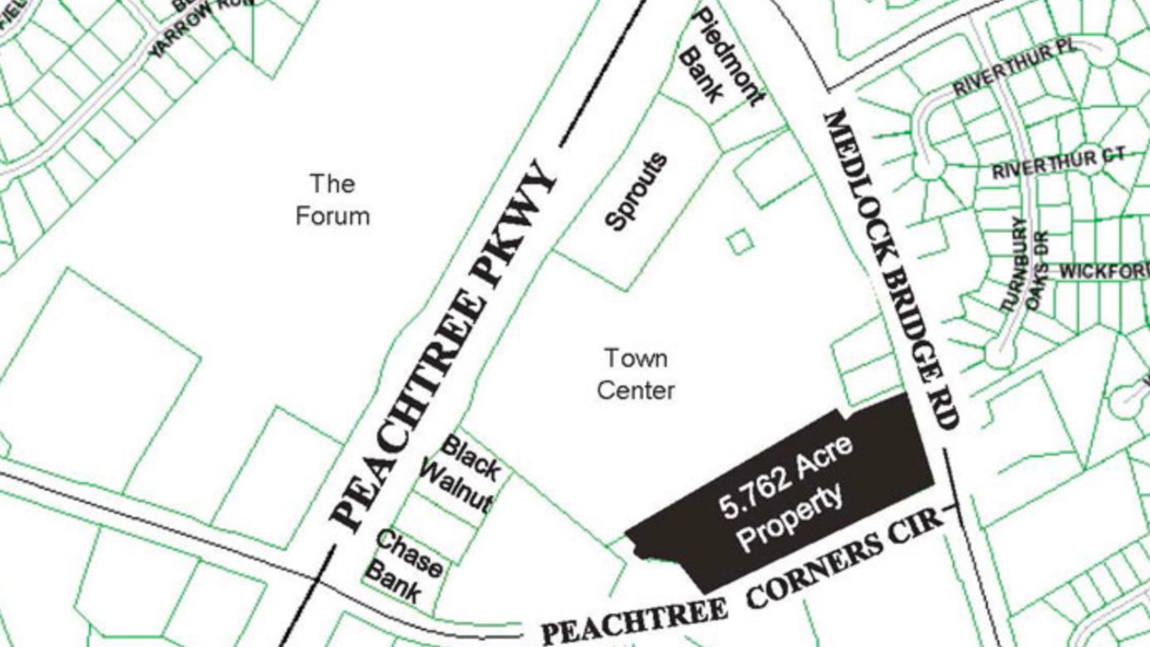 Peachtree Corners spends $6.9M to buy 5.762 acres near Town Center project