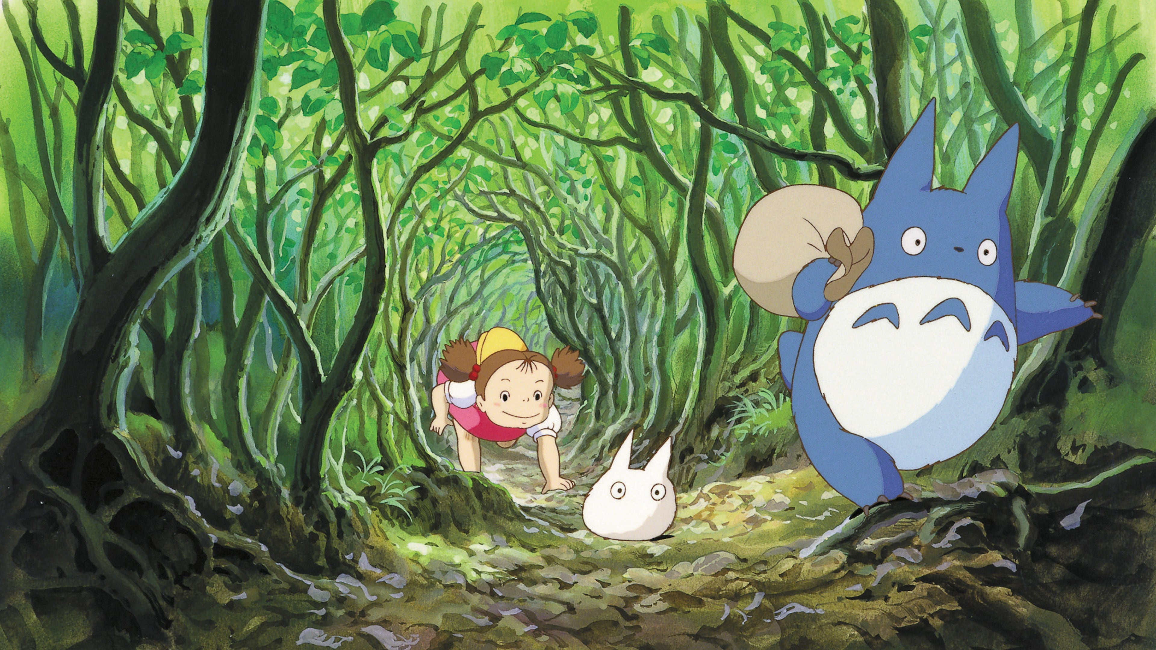 This image released by GKIDS shows a scene from the 1988 film "My Neighbor Totoro." (Studio Ghibli/GKIDS via AP)