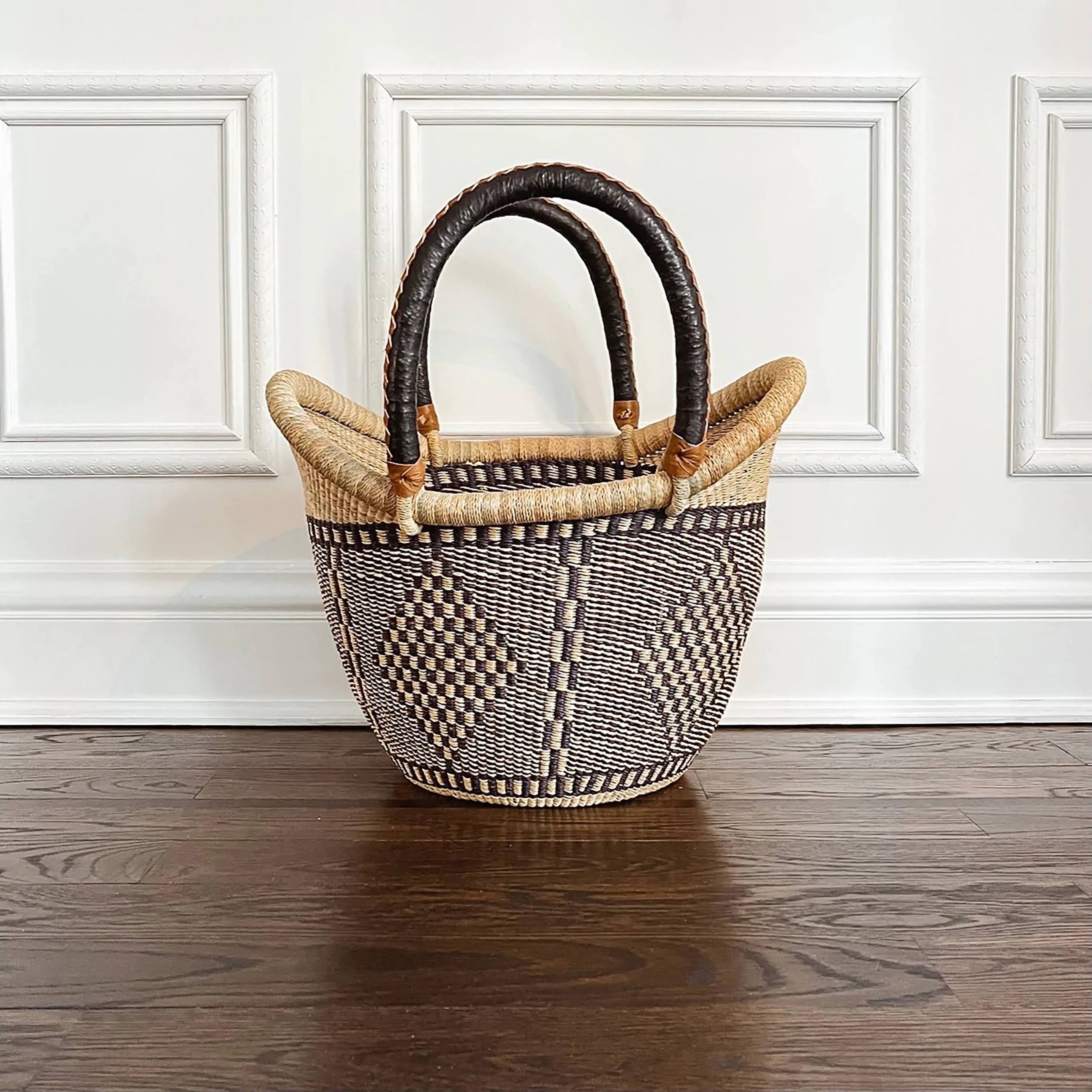 This beautifully designed and sturdy tote from Sarep + Rose doubles as a catchall and eye-catching decoration.
(Courtesy of Sarep +Rose)