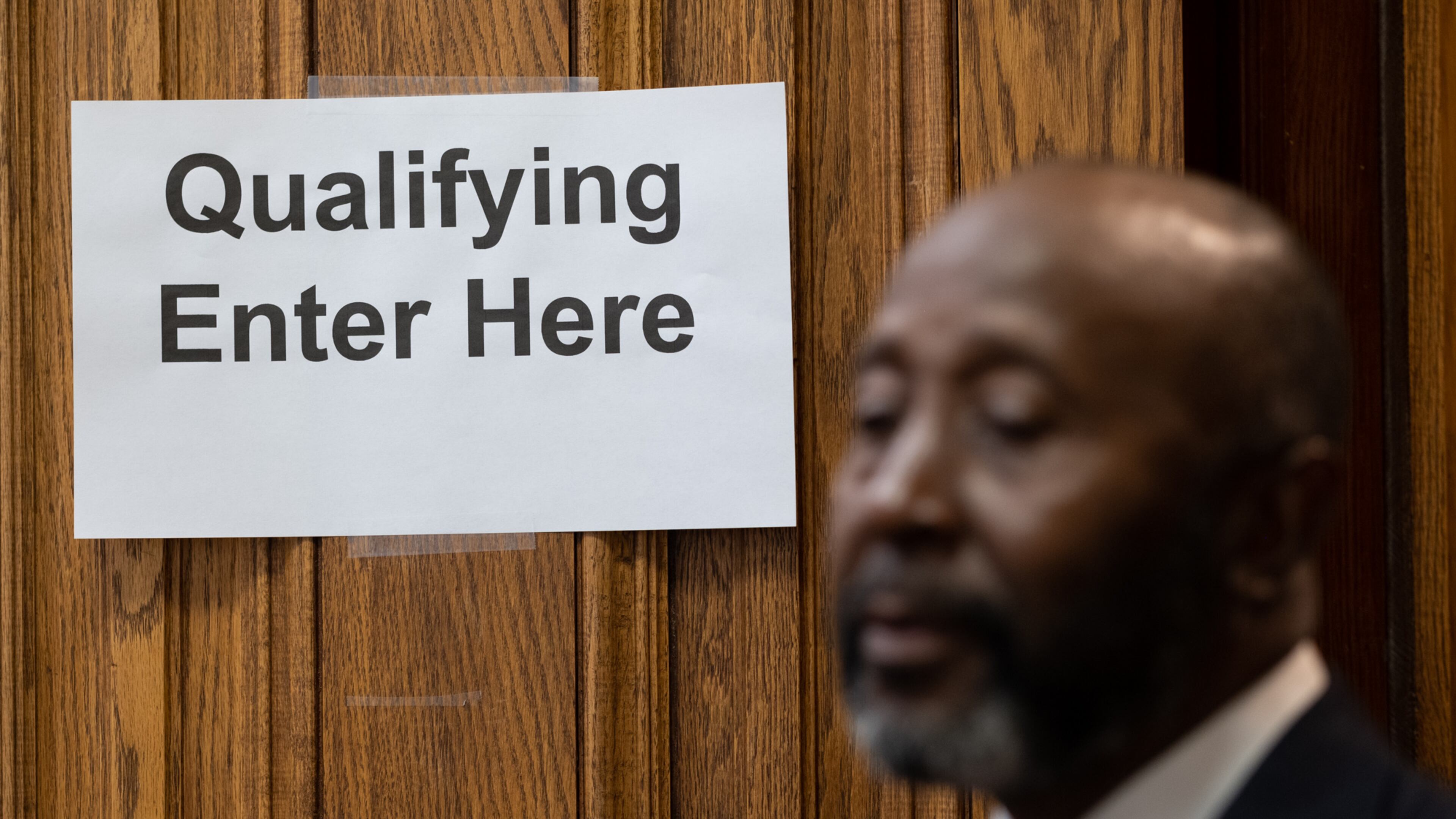200302-ATLANTA-Henry Mathis waits to qualify as a Democrat to run for Georgia House district 153 Monday morning March 2, 2020 at the Georgia State Capitol. BenGray.com / Special