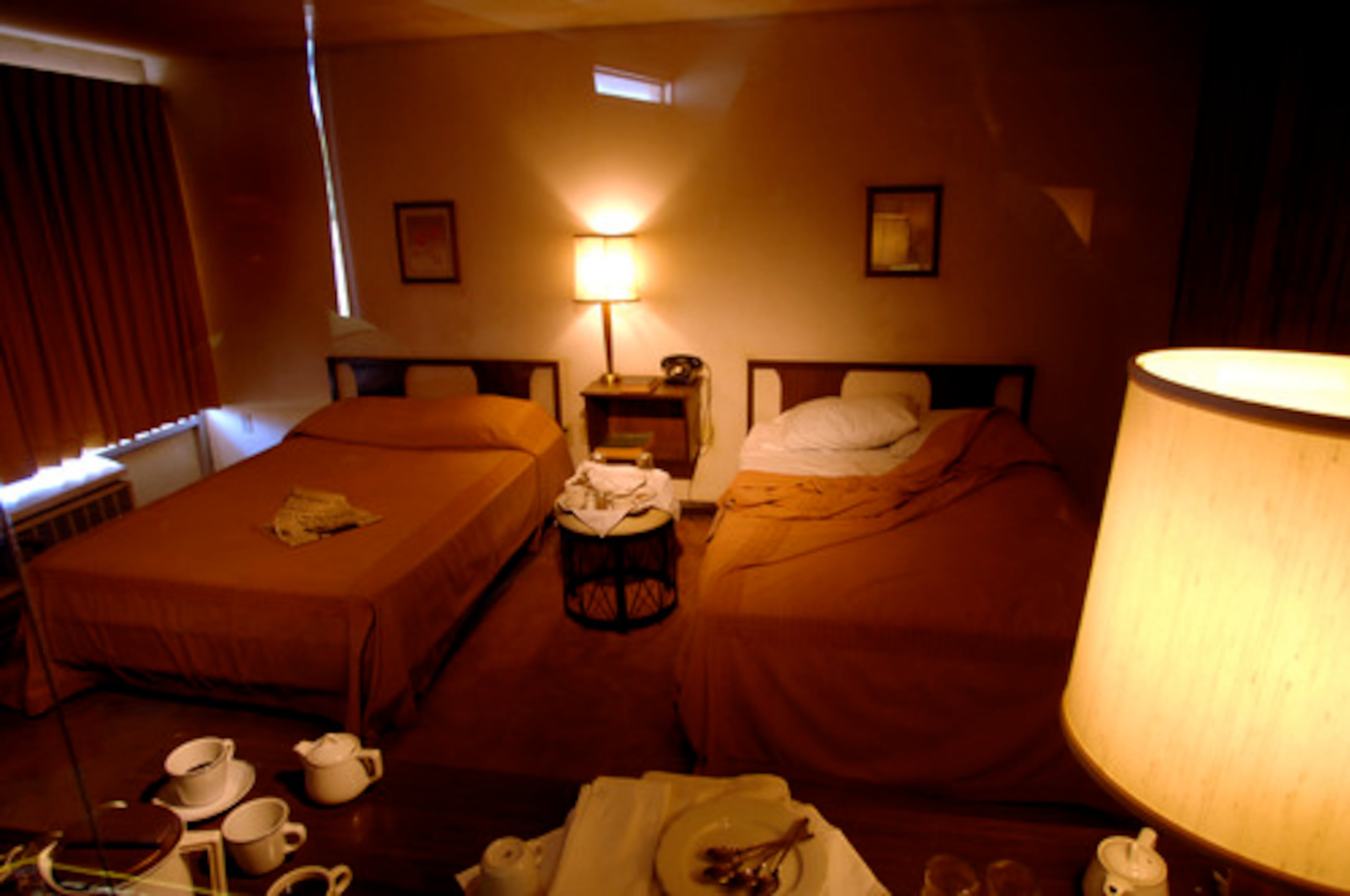 The room at the Loraine Hotel that Dr. Martin Luther King, Jr. occupied the night before his assassination is seen in Memphis, Tenn., at the National Civil Rights Museum. The museum, built around the motel where King was assassinated in 1968, is sponsoring a variety of events to mark the 40th anniversary of his assassination.