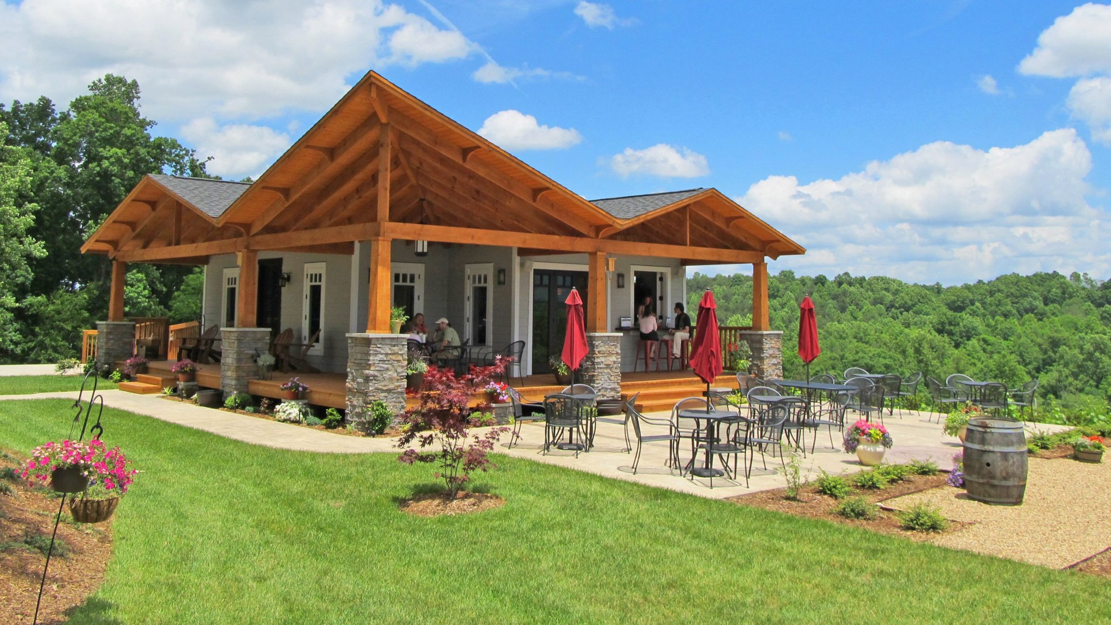 Every Saturday, the vineyards and hills surrounding the Silver Fork Winery come alive with the sounds of local musicians. (Burke County Tourism)